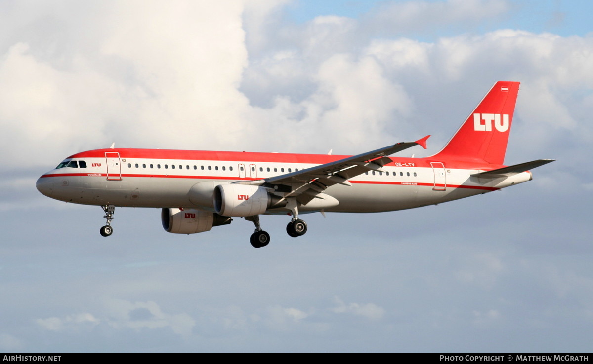 Aircraft Photo of OE-LTV | Airbus A320-214 | LTU - Lufttransport-Unternehmen | AirHistory.net #422593