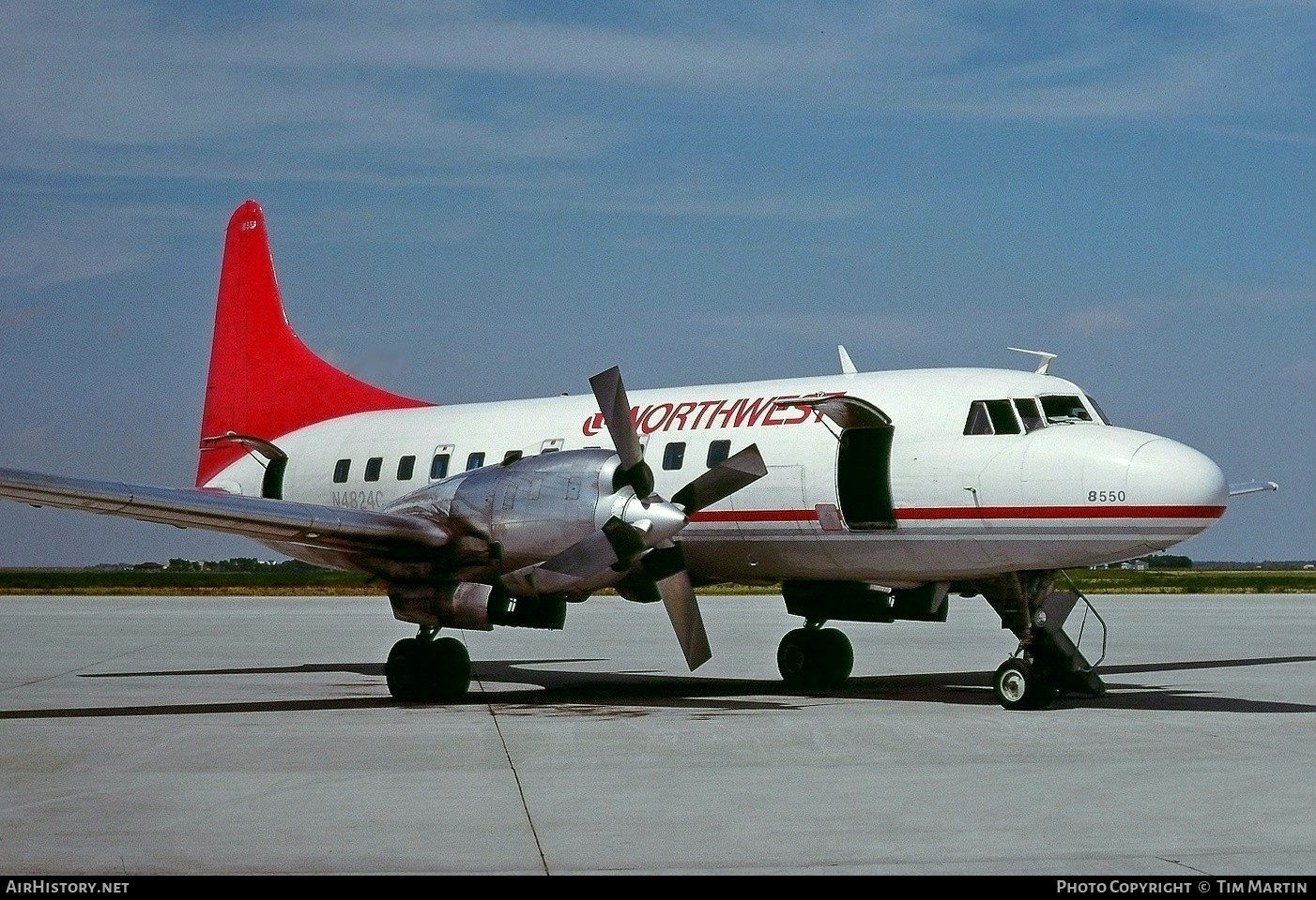 Aircraft Photo of N4824C | Convair 580 | Northwest Airlines | AirHistory.net #422614