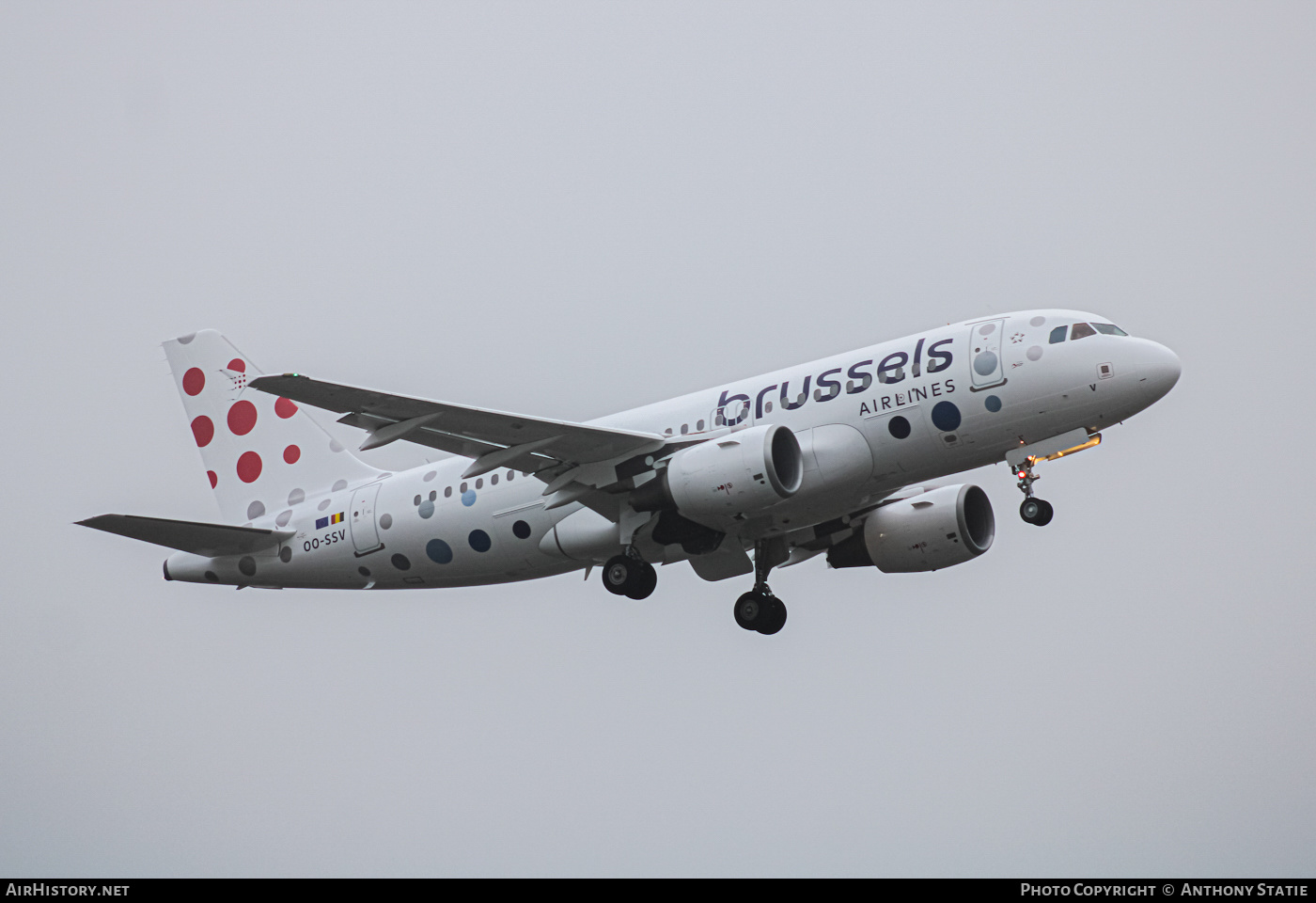 Aircraft Photo of OO-SSV | Airbus A319-111 | Brussels Airlines | AirHistory.net #422626