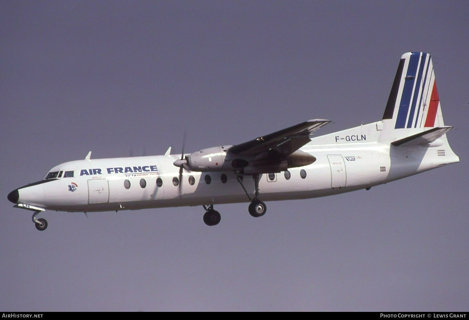 Aircraft Photo of F-GCLN | Fairchild Hiller FH-227B | Air France | AirHistory.net #422638