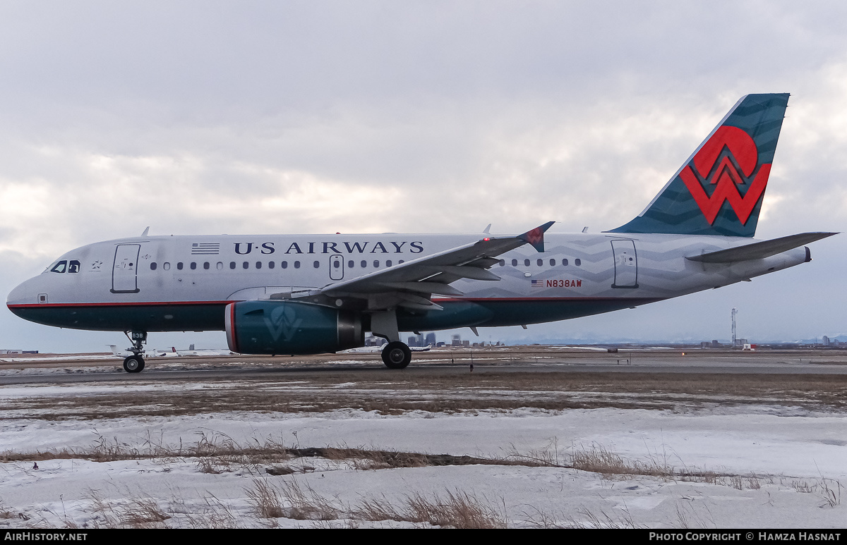 Aircraft Photo of N838AW | Airbus A319-132 | US Airways | America West Airlines | AirHistory.net #422665