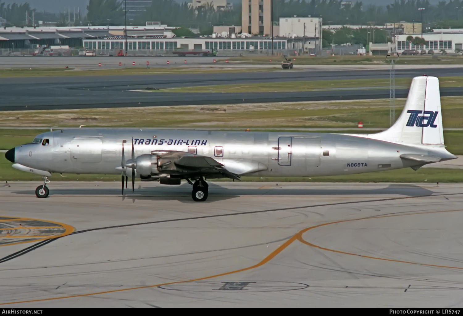 Aircraft Photo of N869TA | Douglas DC-7C(F) | Trans-Air-Link - TAL | AirHistory.net #422680