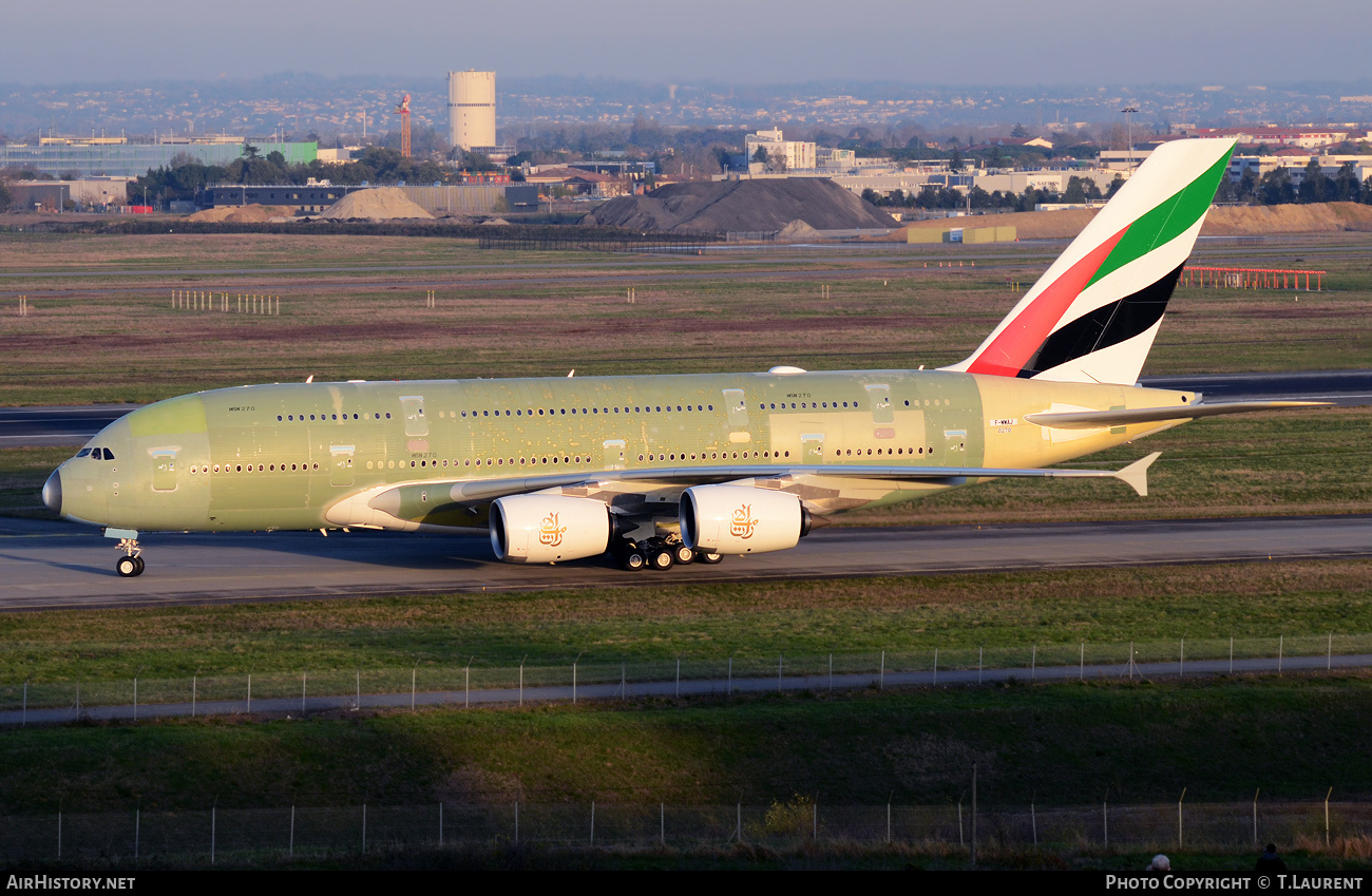 Aircraft Photo of F-WWAJ | Airbus A380-842 | Emirates | AirHistory.net #422722