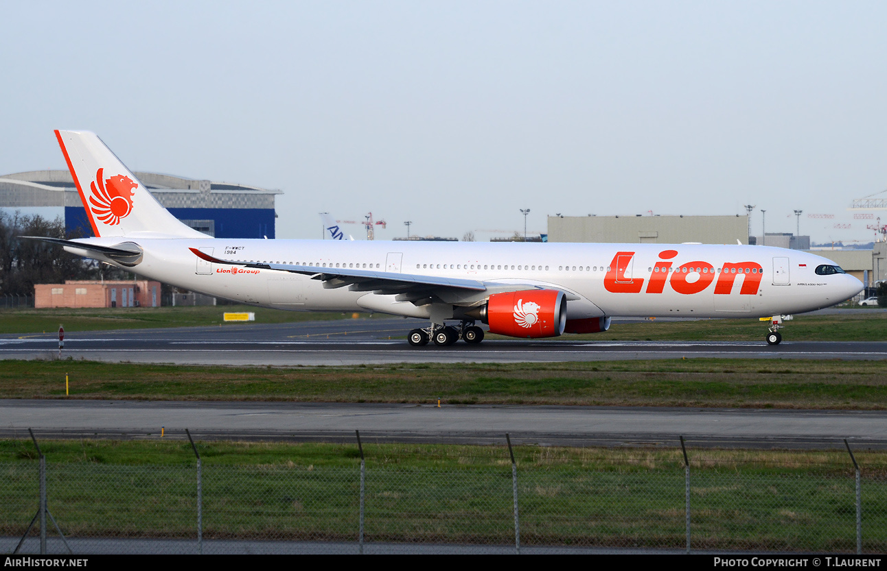 Aircraft Photo of F-WWCT | Airbus A330-941N | Lion Air | AirHistory.net #422740
