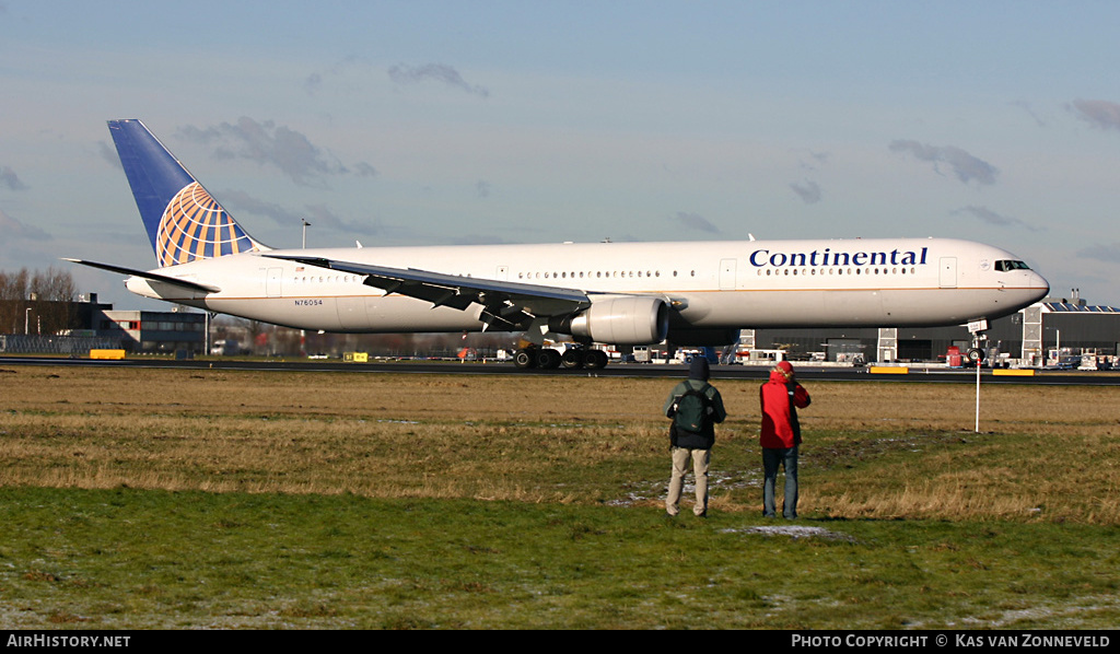 Aircraft Photo of N76054 | Boeing 767-424/ER | Continental Airlines | AirHistory.net #422745
