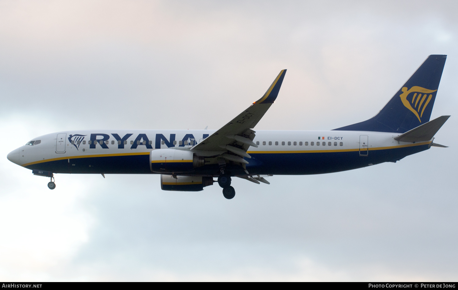 Aircraft Photo of EI-DCY | Boeing 737-8AS | Ryanair | AirHistory.net #422747