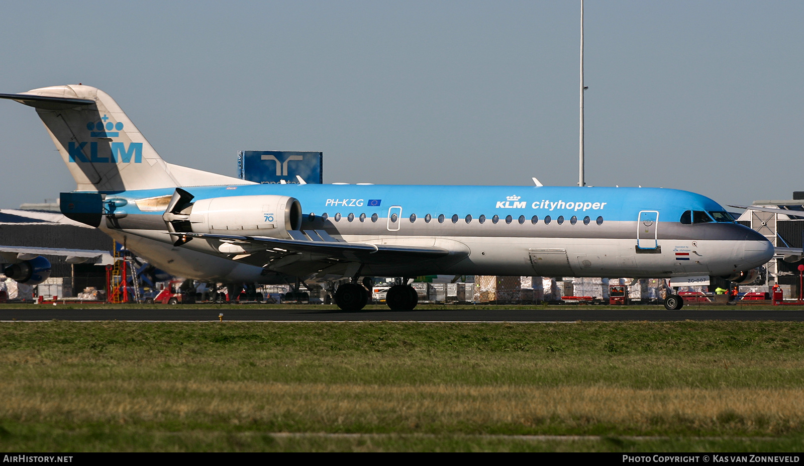 Aircraft Photo of PH-KZG | Fokker 70 (F28-0070) | KLM Cityhopper | AirHistory.net #422757
