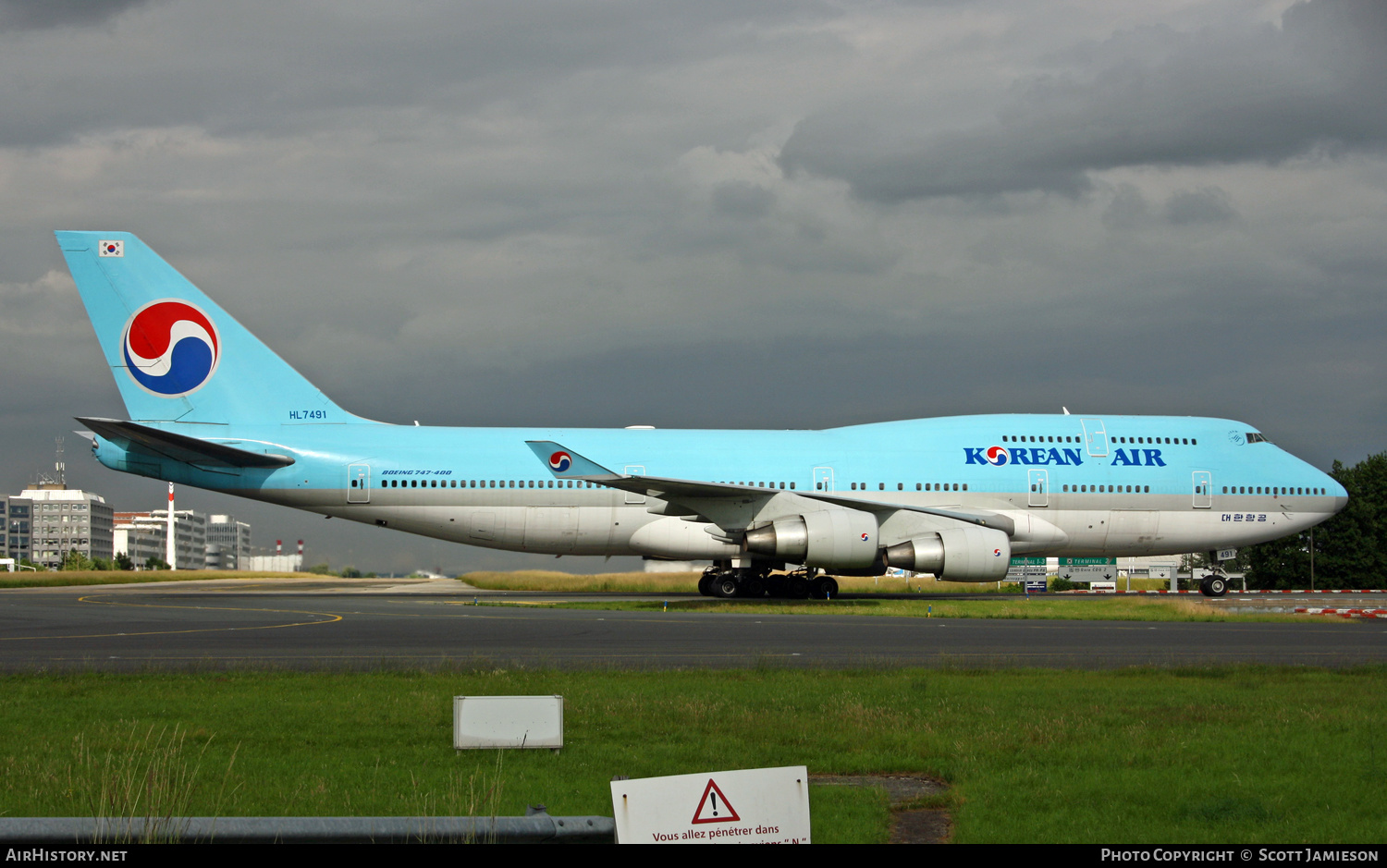 Aircraft Photo of HL7491 | Boeing 747-4B5 | Korean Air | AirHistory.net #422758
