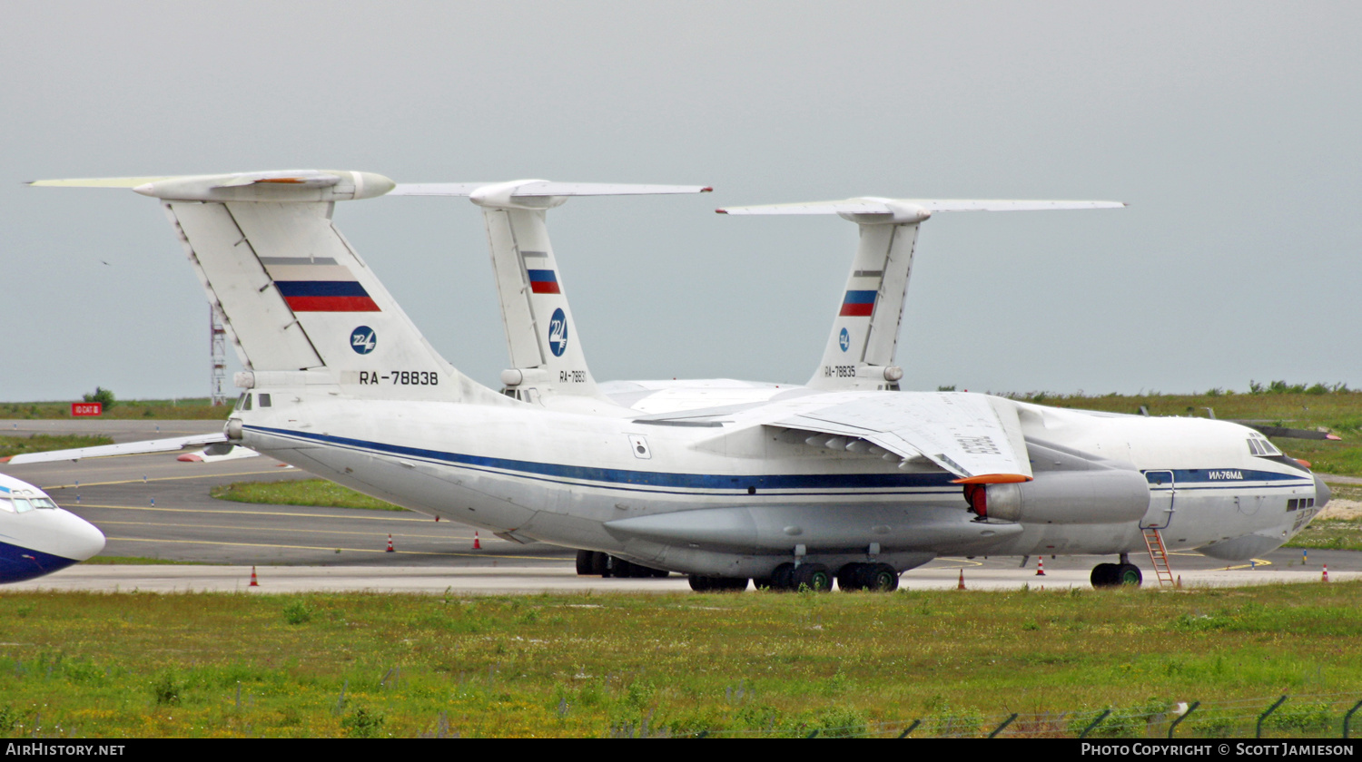 Aircraft Photo of RA-78838 | Ilyushin Il-76MD | Russia - Air Force | AirHistory.net #422793