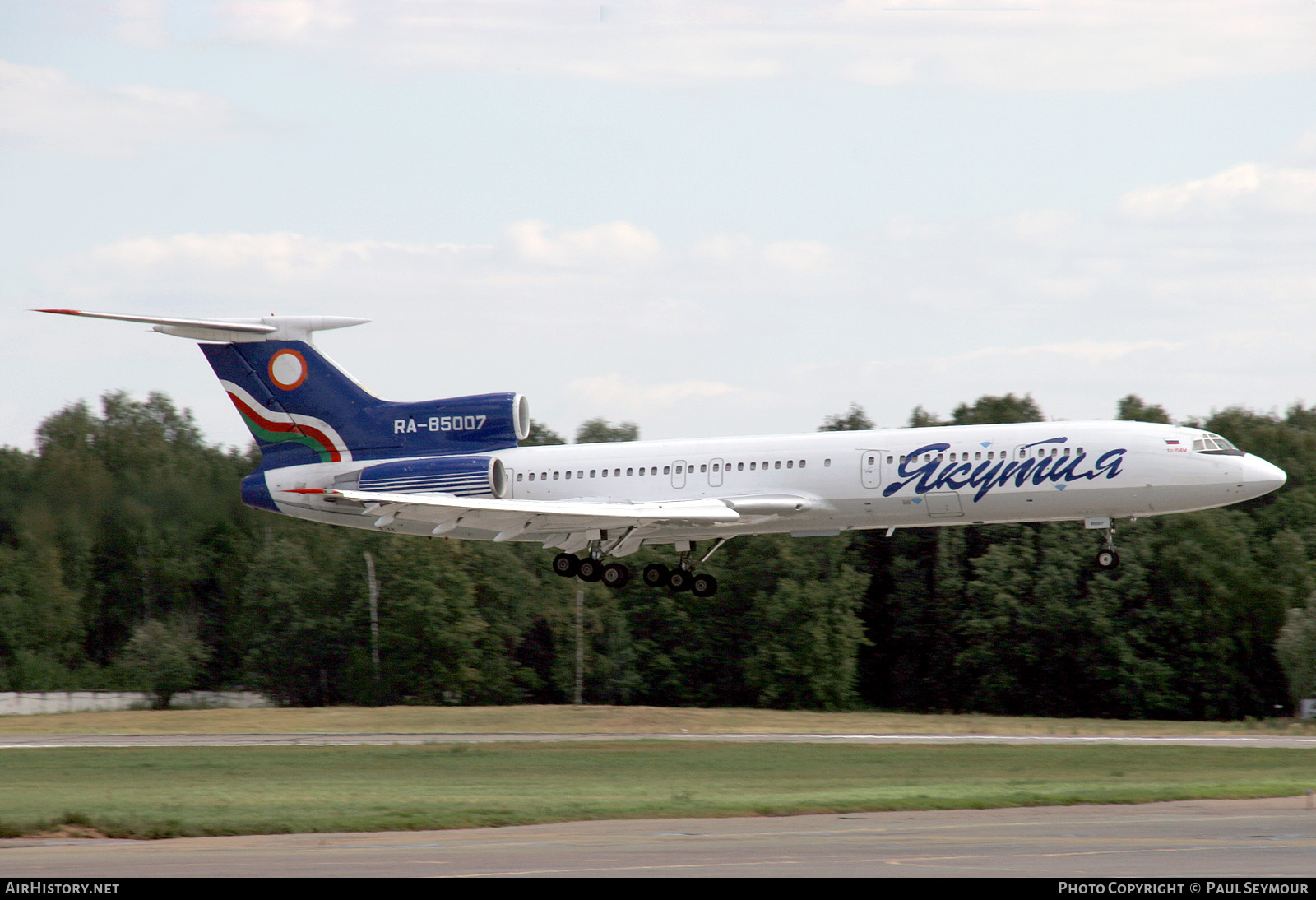 Aircraft Photo of RA-85007 | Tupolev Tu-154M | Yakutia Airlines | AirHistory.net #422882