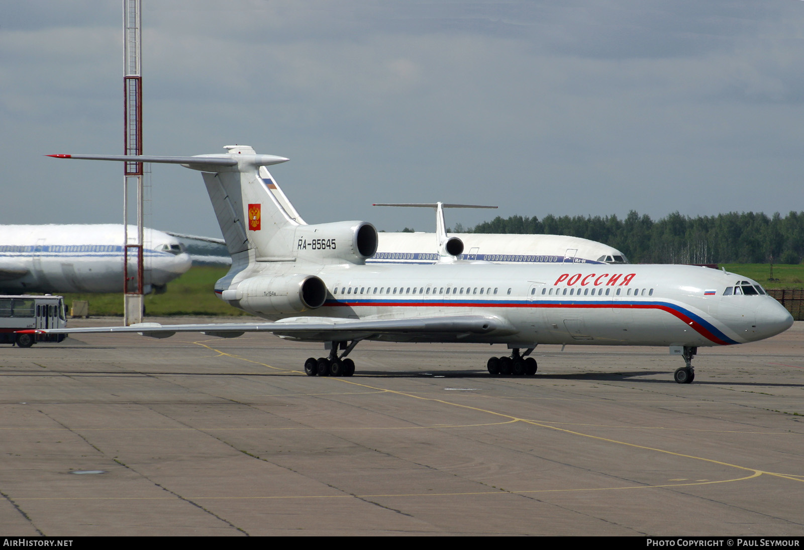Aircraft Photo of RA-85645 | Tupolev Tu-154M | Rossiya - Special Flight Detachment | AirHistory.net #422889