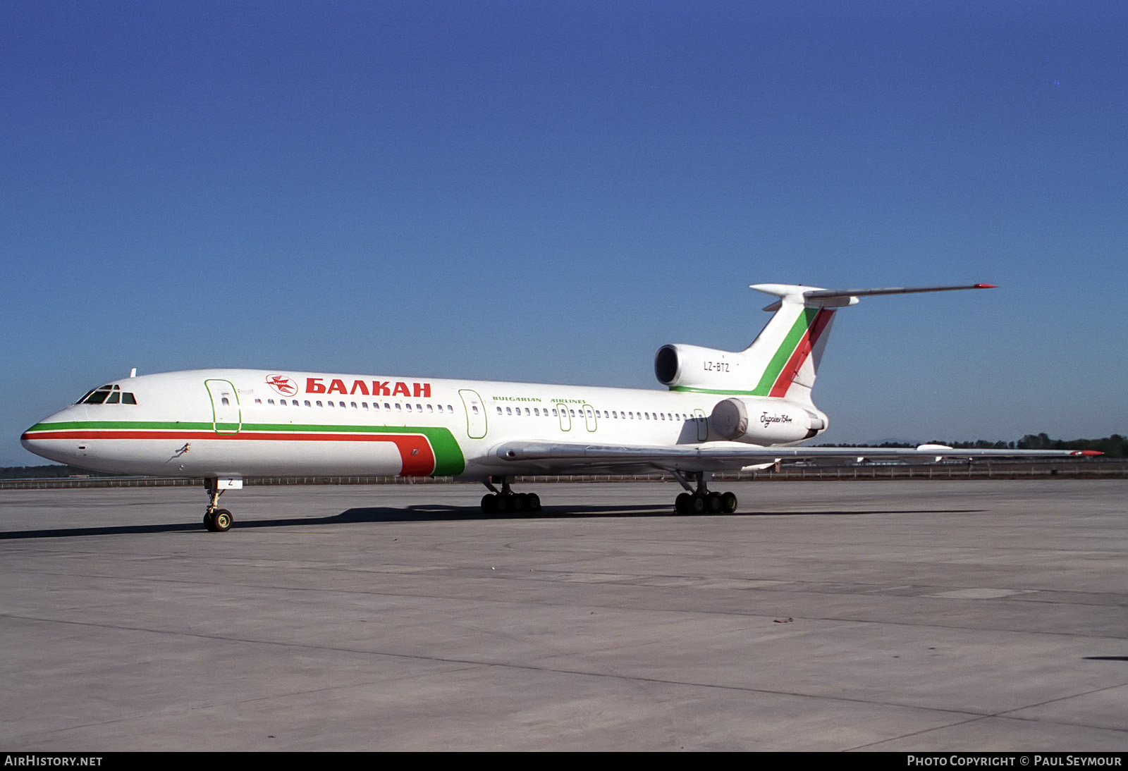 Aircraft Photo of LZ-BTZ | Tupolev Tu-154M | Balkan - Bulgarian Airlines | AirHistory.net #422892