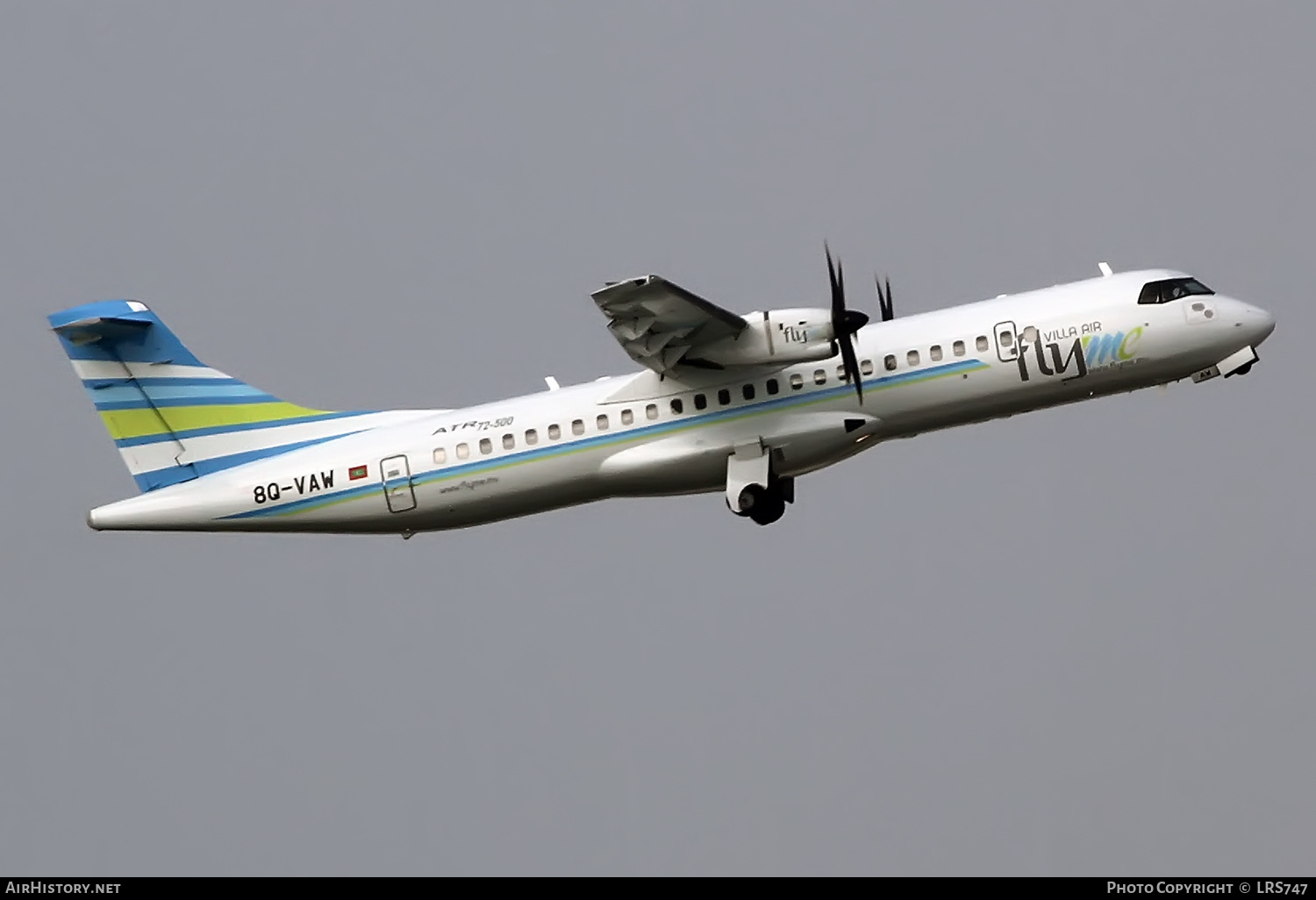 Aircraft Photo of 8Q-VAW | ATR ATR-72-500 (ATR-72-212A) | Flyme Maldives | AirHistory.net #422895