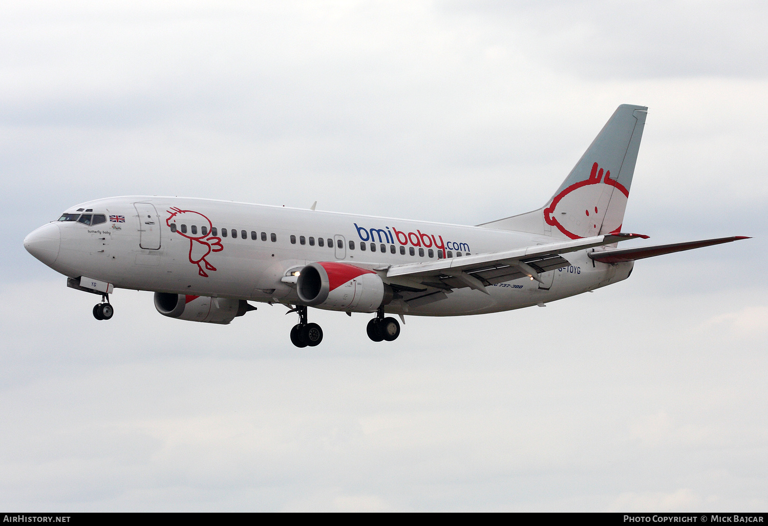 Aircraft Photo of G-TOYG | Boeing 737-36N | Bmibaby | AirHistory.net #422901