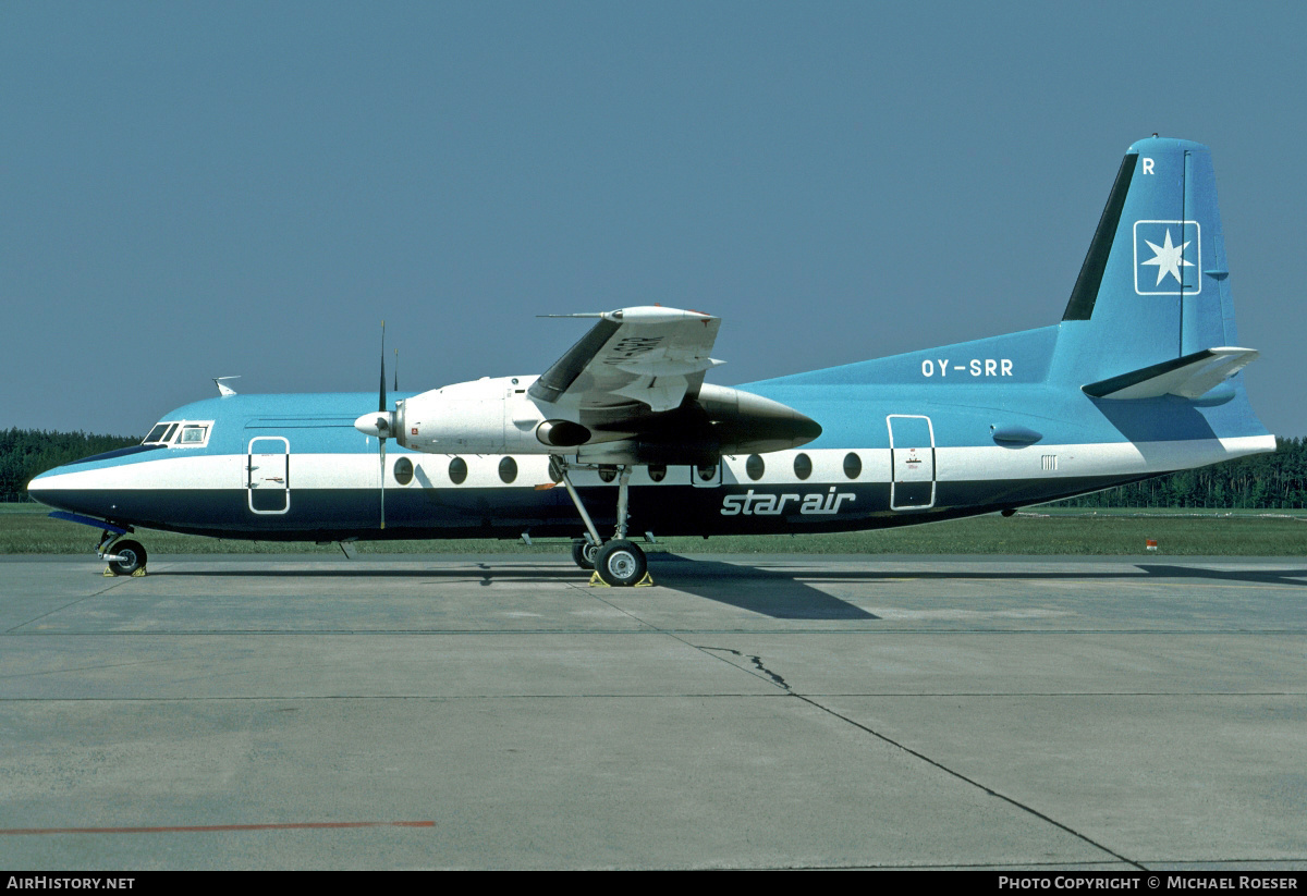 Aircraft Photo of OY-SRR | Fokker F27-600 Friendship | Star Air | AirHistory.net #422905