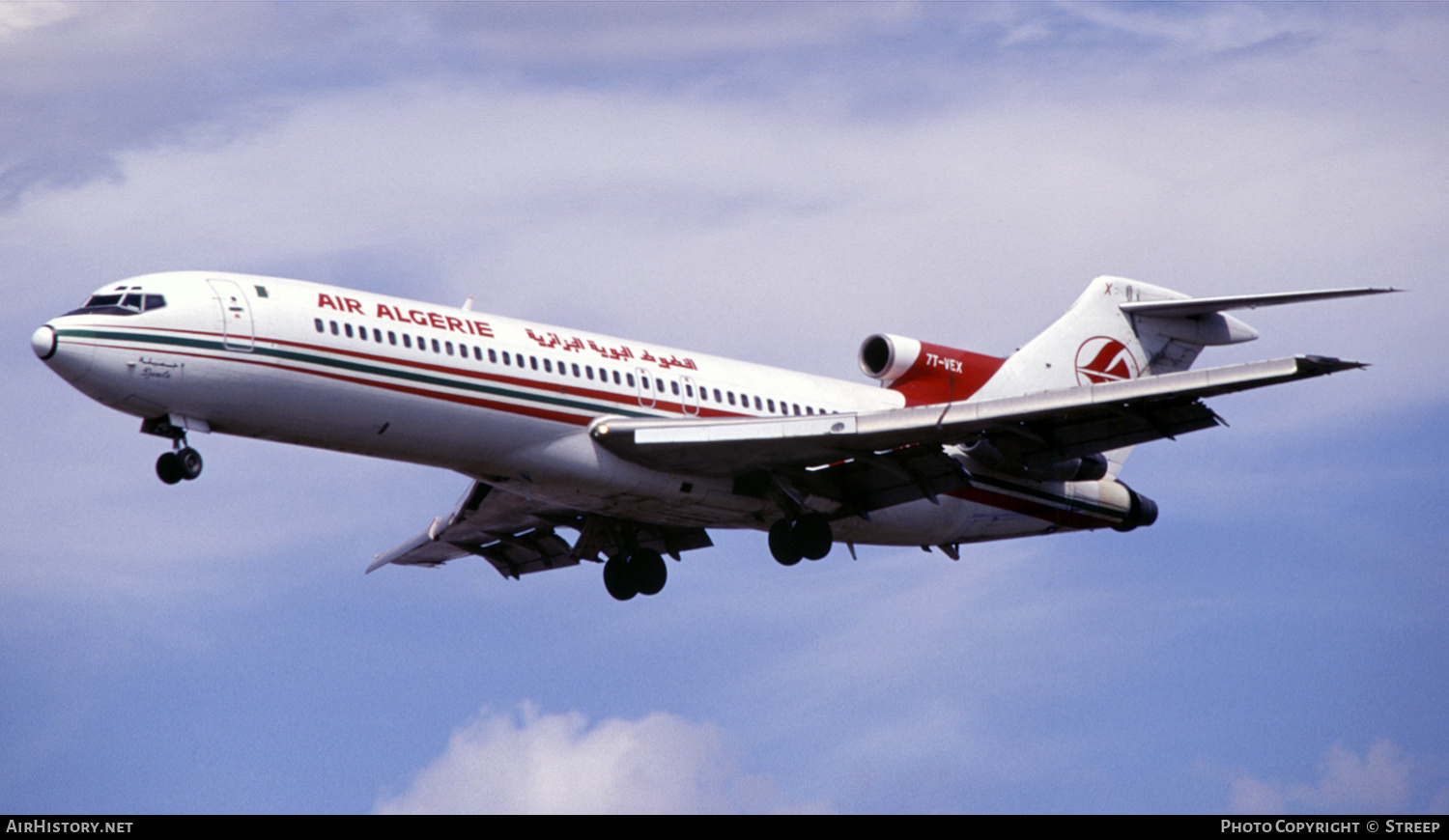 Aircraft Photo of 7T-VEX | Boeing 727-2D6/Adv | Air Algérie | AirHistory.net #422944