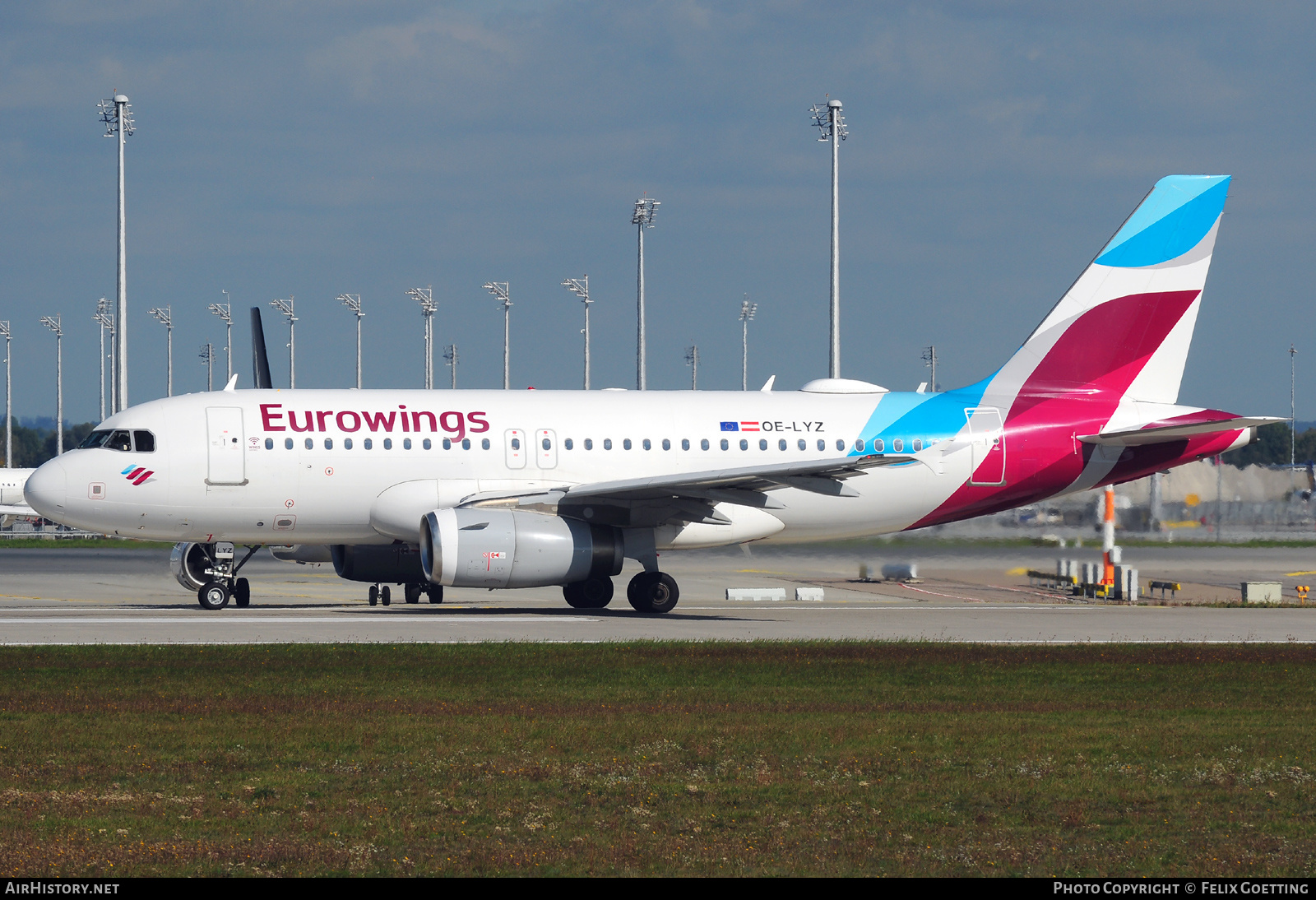 Aircraft Photo of OE-LYZ | Airbus A319-132 | Eurowings | AirHistory.net #422948