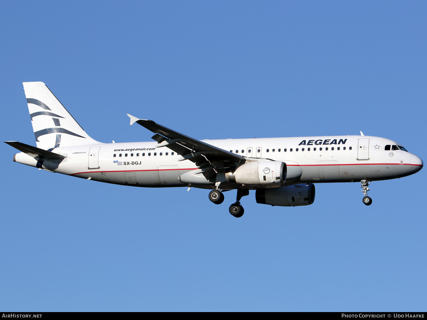 Aircraft Photo of SX-DGJ | Airbus A320-232 | Aegean Airlines | AirHistory.net #422993