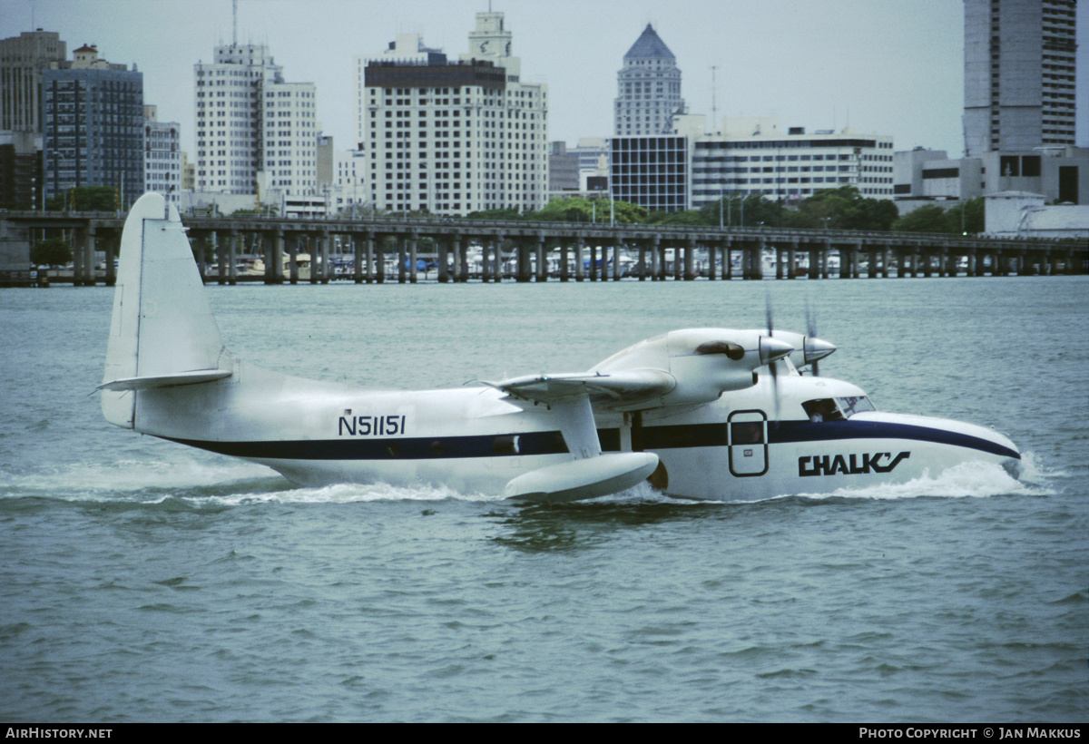 Aircraft Photo of N51151 | Grumman G-73T Turbo Mallard | Chalk's International Airlines | AirHistory.net #423014