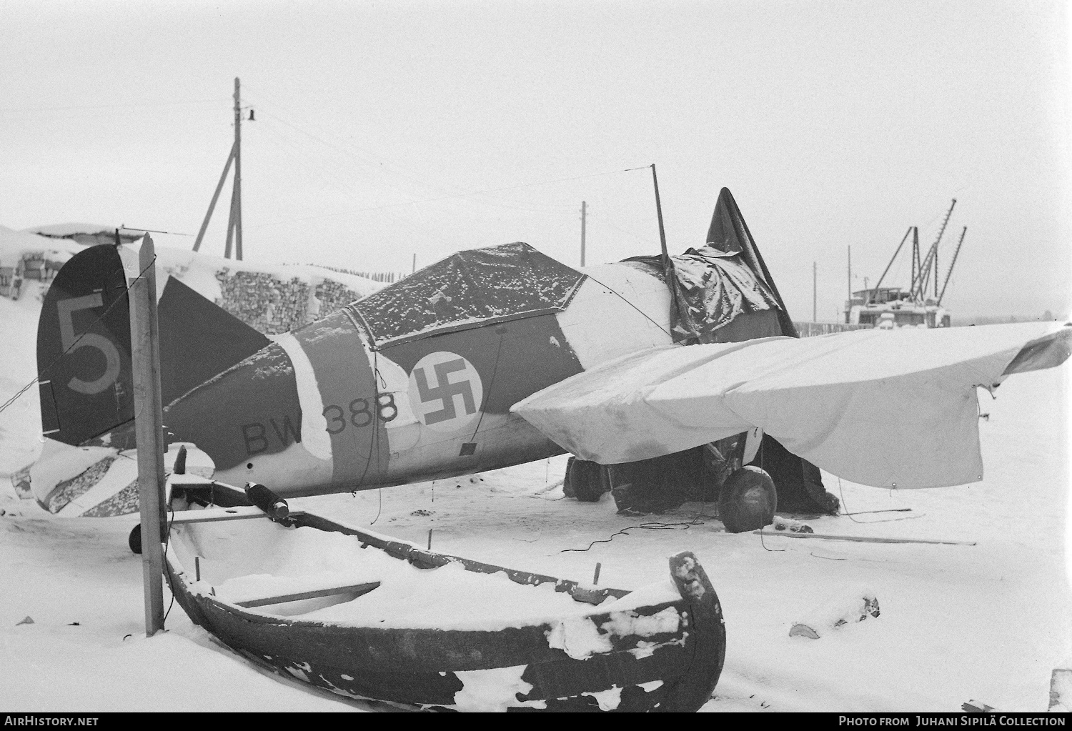 Aircraft Photo of BW-388 | Brewster B-239 Buffalo | Finland - Air Force | AirHistory.net #423040