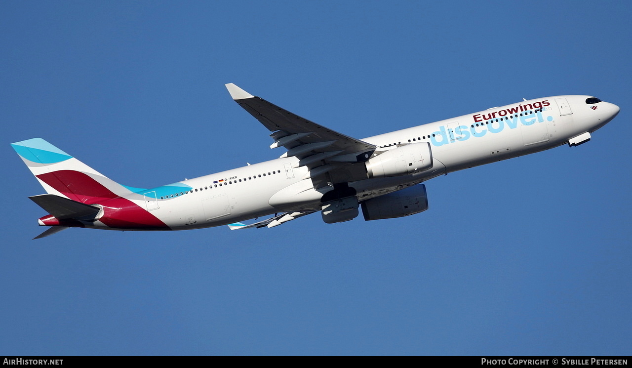 Aircraft Photo of D-AIKB | Airbus A330-343 | Eurowings Discover | AirHistory.net #423049