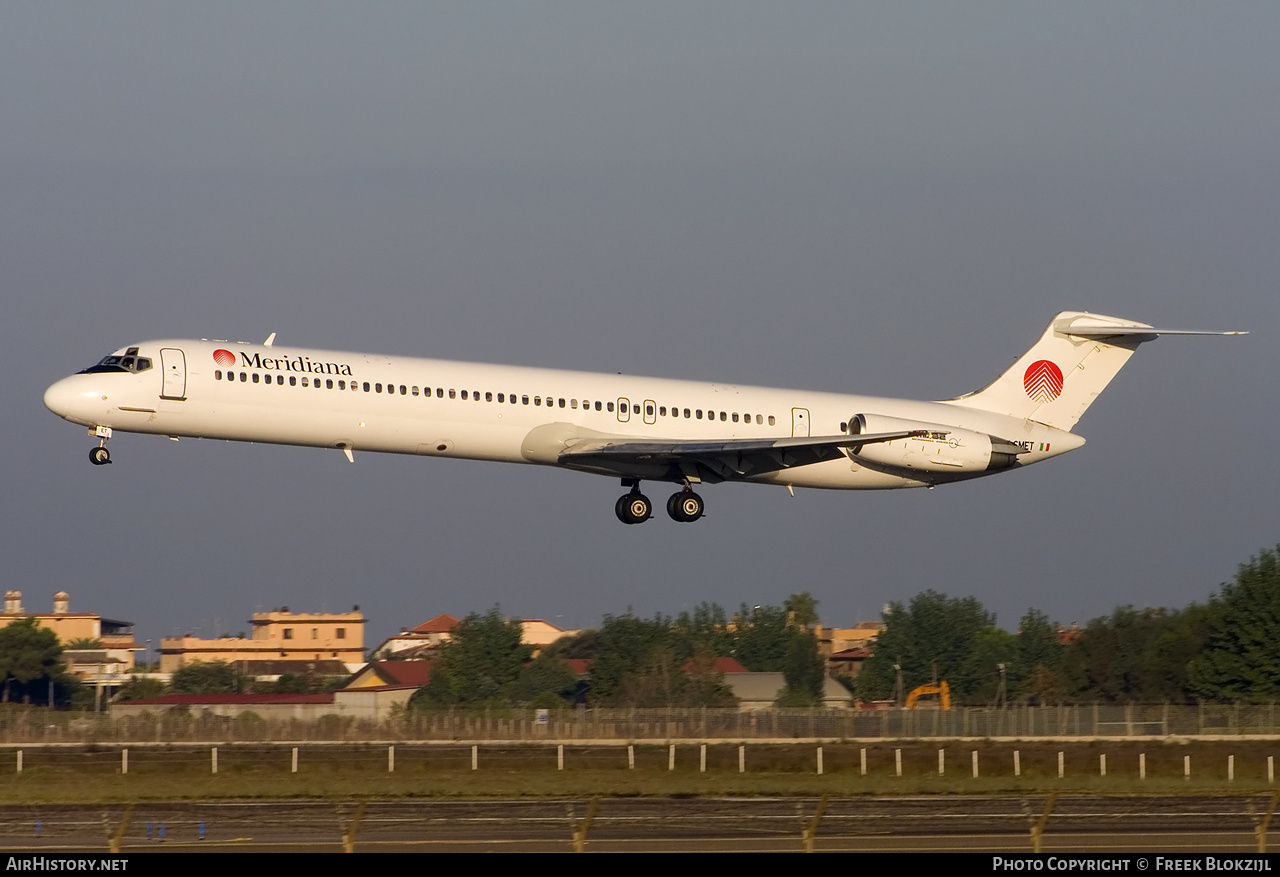 Aircraft Photo of I-SMET | McDonnell Douglas MD-82 (DC-9-82) | Meridiana | AirHistory.net #423054