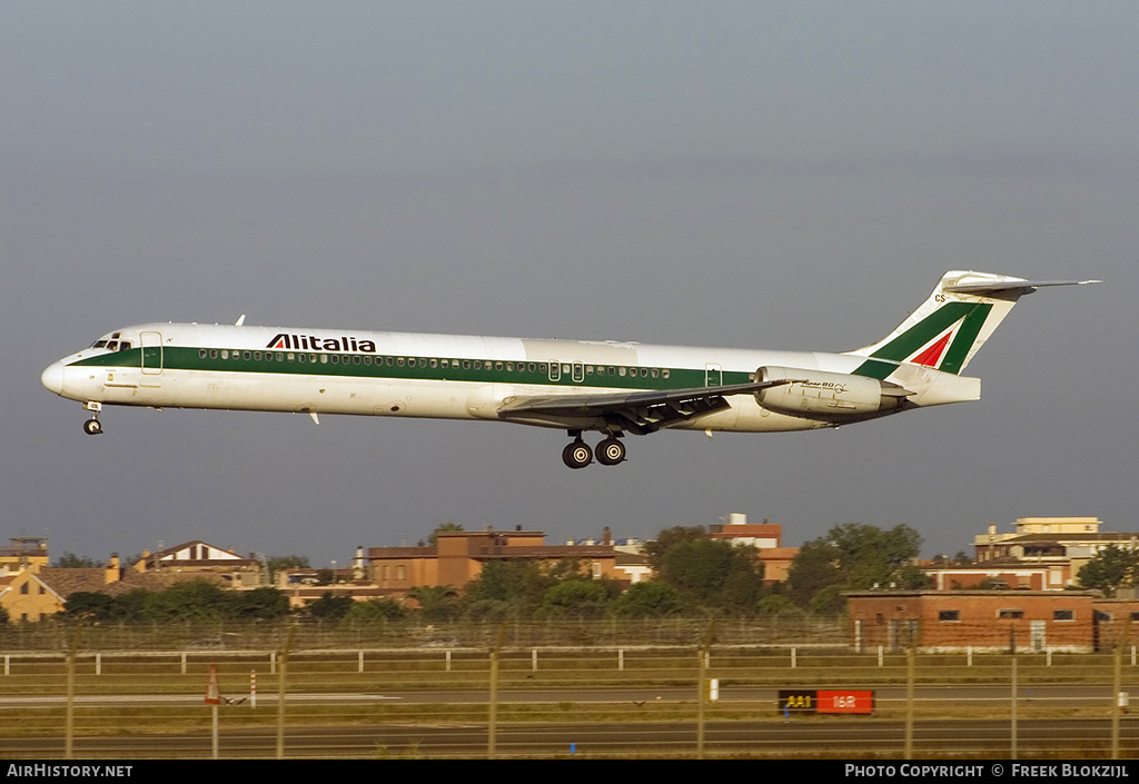 Aircraft Photo of I-DACS | McDonnell Douglas MD-82 (DC-9-82) | Alitalia | AirHistory.net #423056