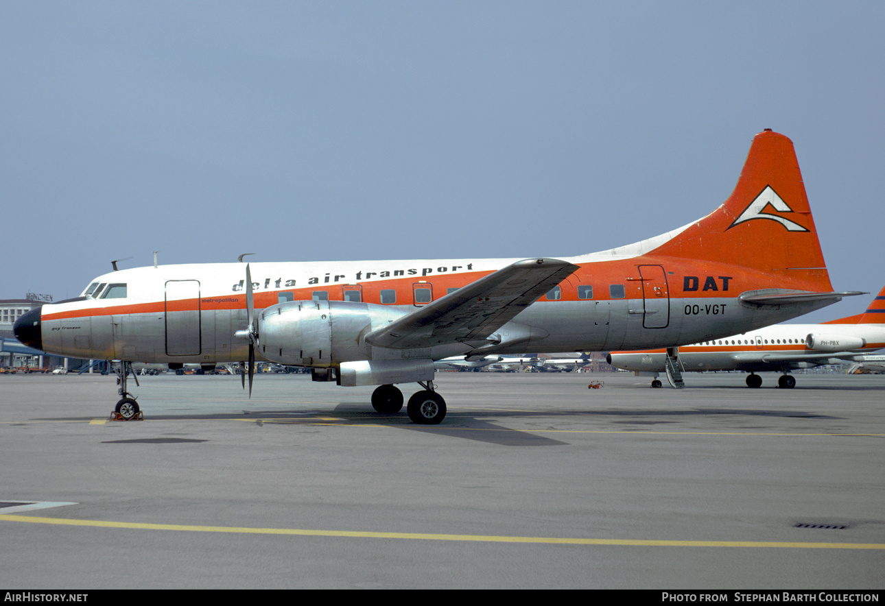 Aircraft Photo of OO-VGT | Convair 440-80 Metropolitan | Delta Air Transport - DAT | AirHistory.net #423059