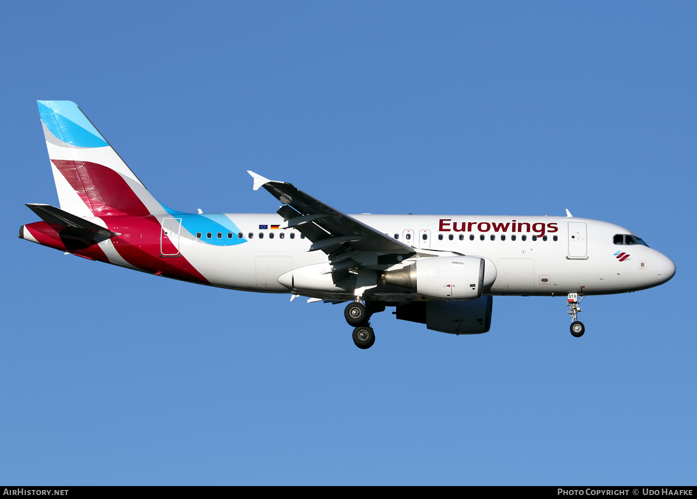 Aircraft Photo of D-ASTX | Airbus A319-112 | Eurowings | AirHistory.net #423064