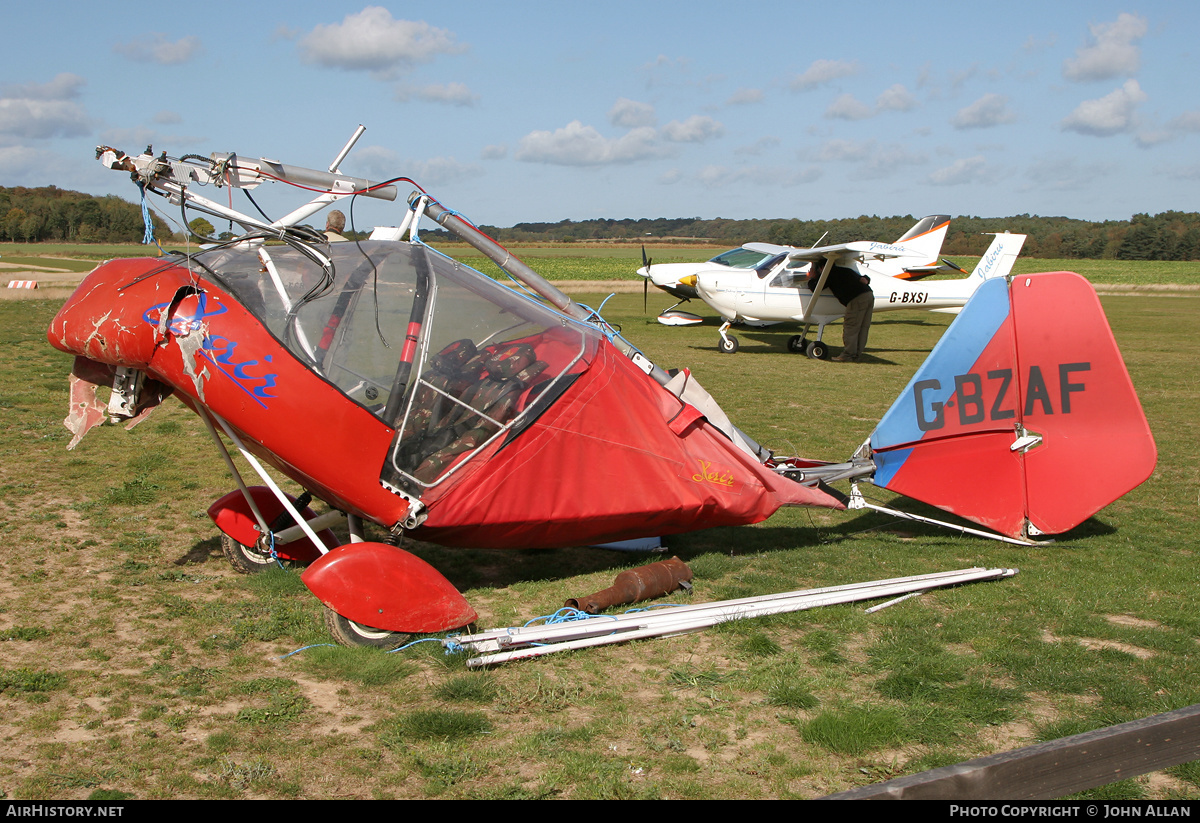 Aircraft Photo of G-BZAF | Raj Hamsa X-Air 582 | AirHistory.net #423074