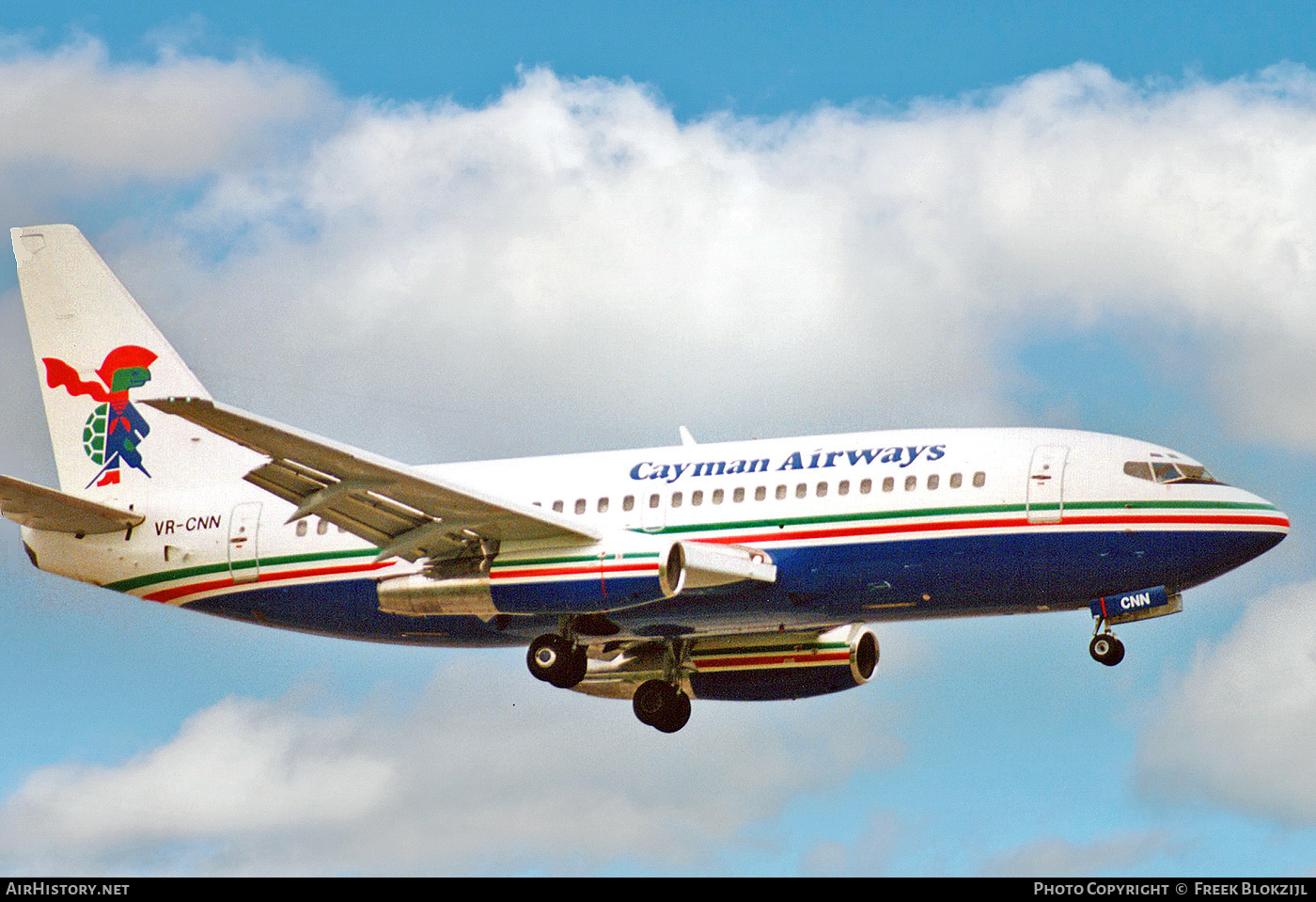 Aircraft Photo of VR-CNN | Boeing 737-2Q8/Adv | Cayman Airways | AirHistory.net #423084