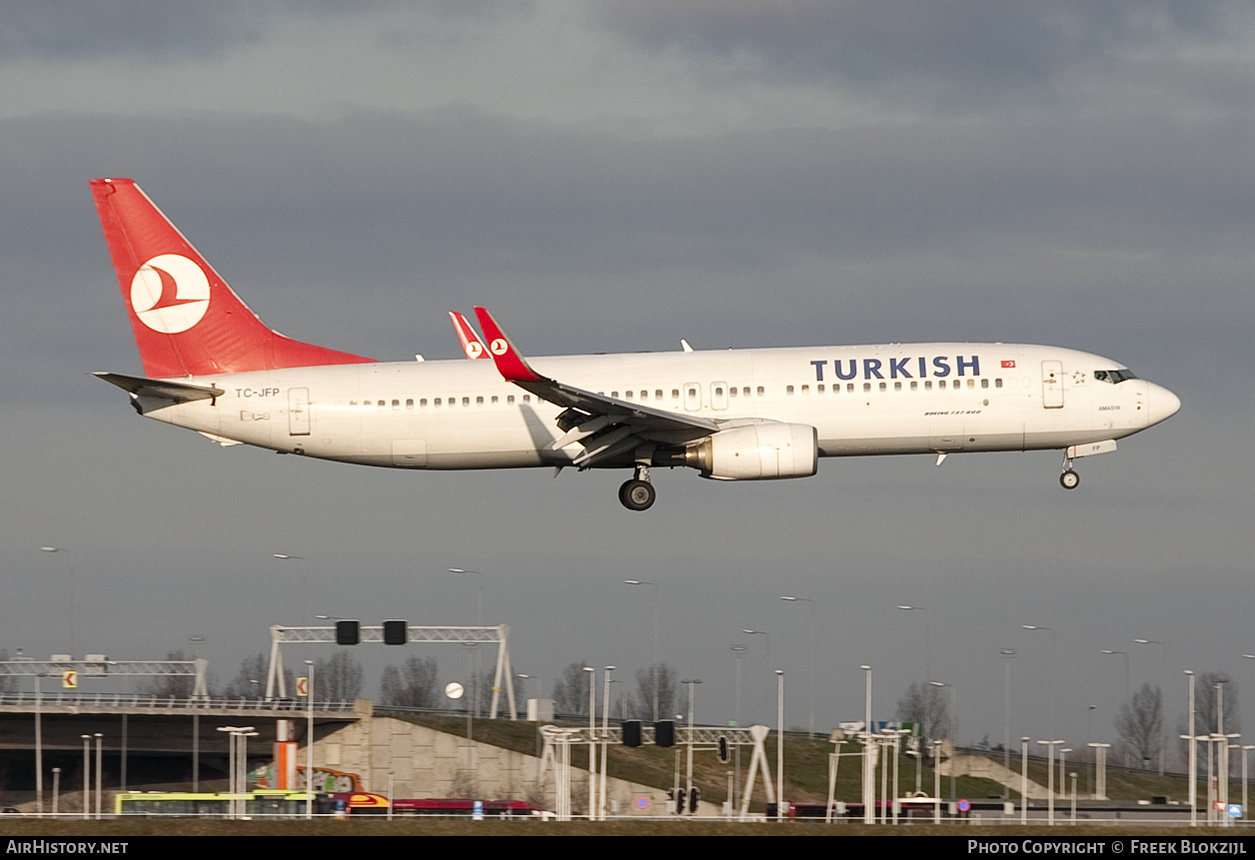 Aircraft Photo of TC-JFP | Boeing 737-8F2 | Turkish Airlines | AirHistory.net #423088