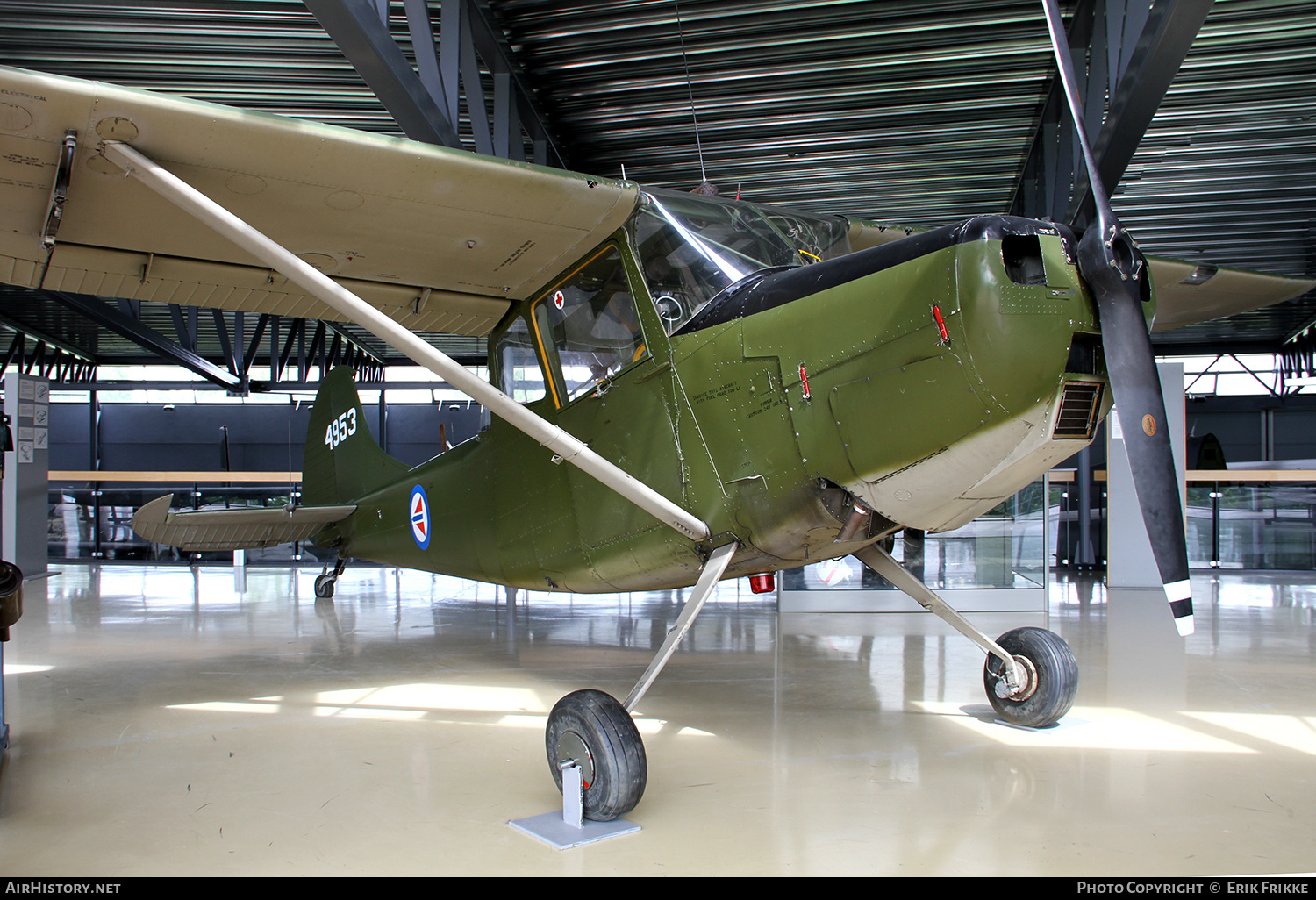 Aircraft Photo of 4953 | Cessna O-1E Bird Dog (305C/L-19E) | Norway - Air Force | AirHistory.net #423114