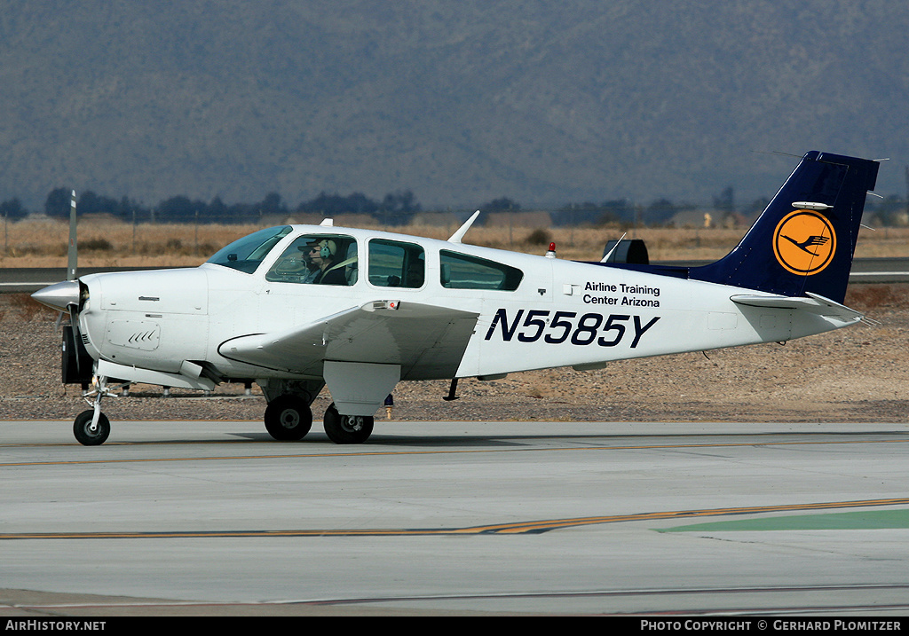 Aircraft Photo of N5585Y | Beech F33A Bonanza | Lufthansa Airline Training Center Arizona | AirHistory.net #423118