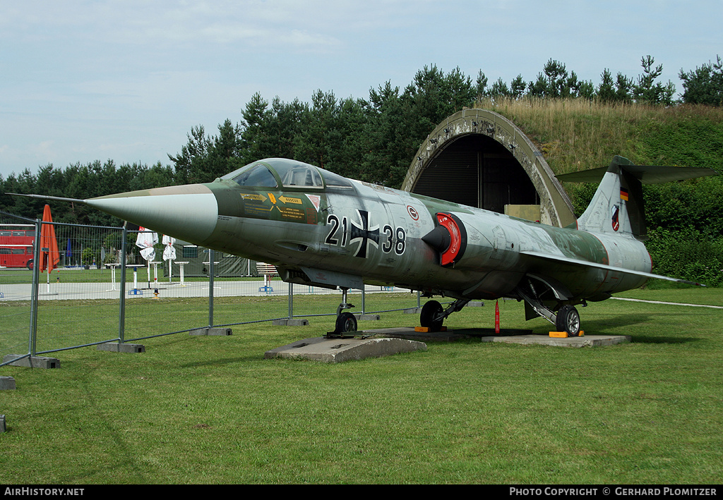 Aircraft Photo of 2138 | Lockheed F-104G Starfighter | Germany - Air Force | AirHistory.net #423122