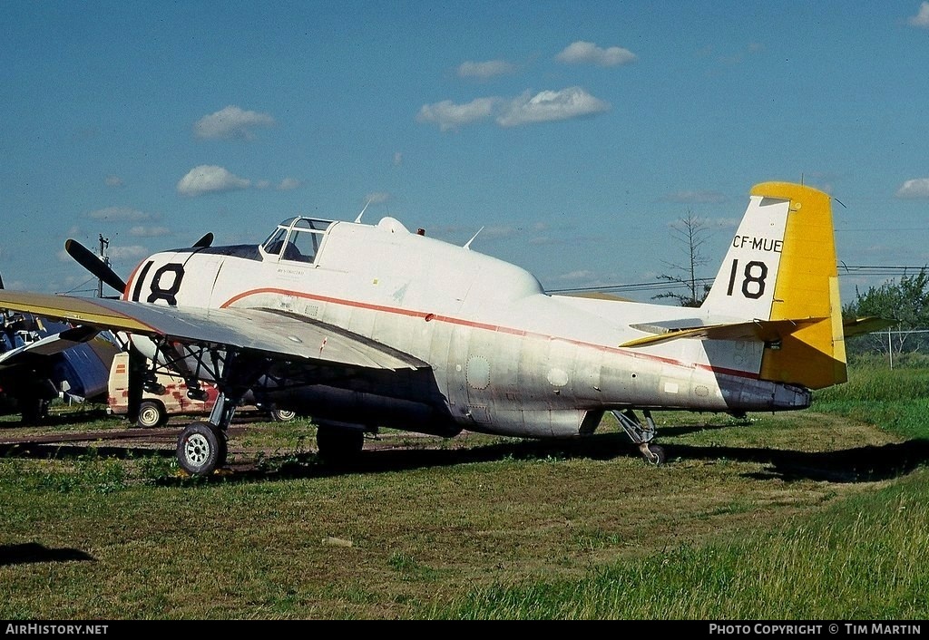 Aircraft Photo of CF-MUE | General Motors TBM-3/AT Avenger | Forest Protection Ltd - FPL | AirHistory.net #423124