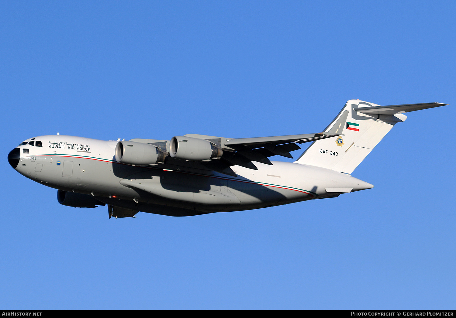 Aircraft Photo of KAF343 | Boeing C-17A Globemaster III | Kuwait - Air Force | AirHistory.net #423144