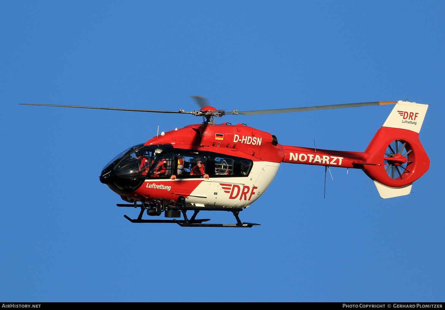 Aircraft Photo of D-HDSN | Airbus Helicopters EC-145T-2 | DRF Luftrettung - German Air Rescue | AirHistory.net #423145