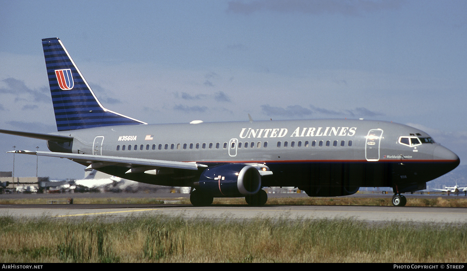 Aircraft Photo of N356UA | Boeing 737-322 | United Airlines | AirHistory.net #423166