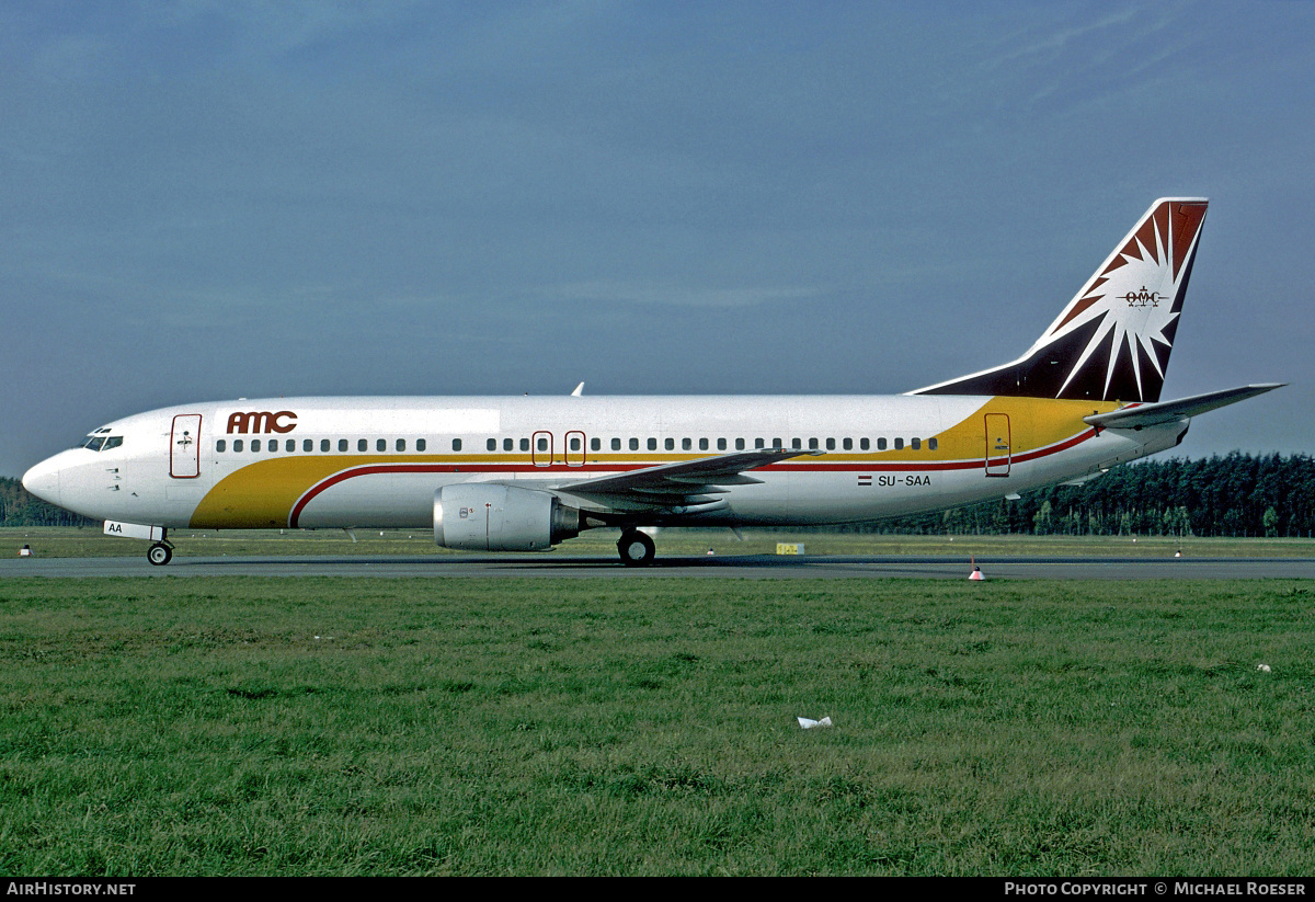 Aircraft Photo of SU-SAA | Boeing 737-46B | AMC Airlines | AirHistory.net #423168