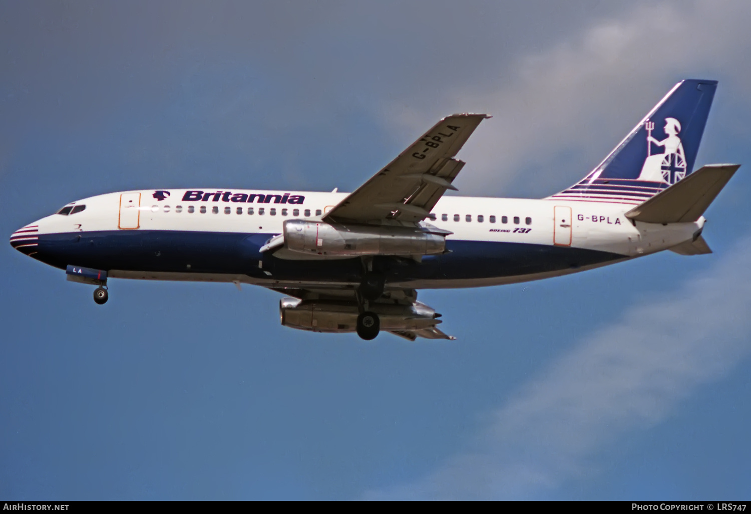 Aircraft Photo of G-BPLA | Boeing 737-2K2/Adv | Britannia Airways | AirHistory.net #423177