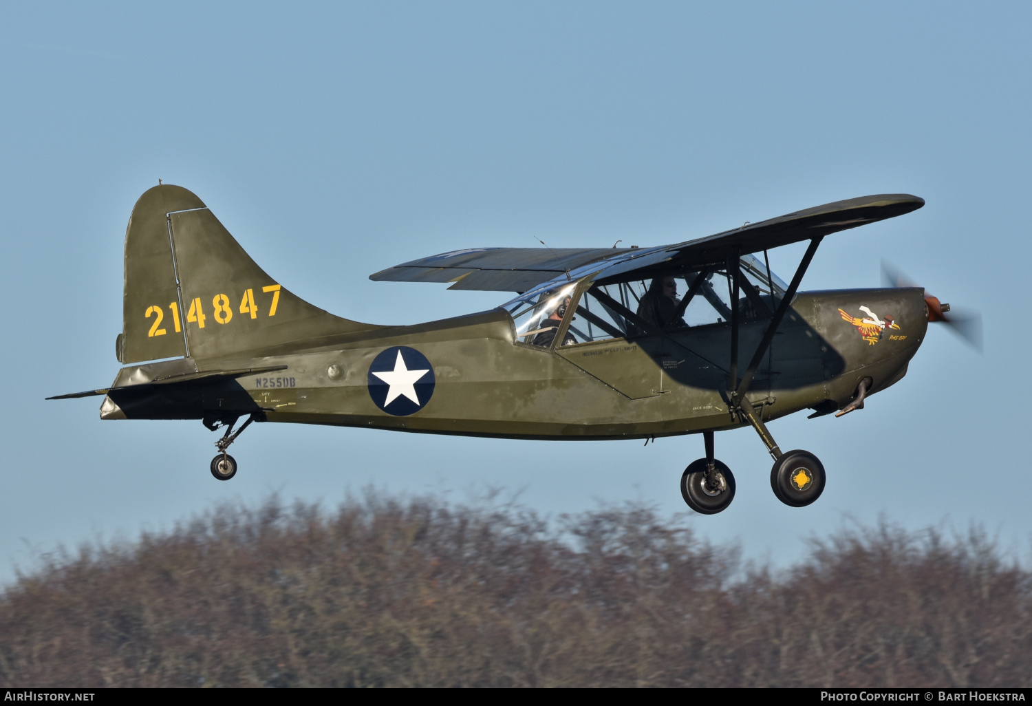 Aircraft Photo of N255DB / 42-14847 | Stinson L-5B Sentinel | USA - Air Force | AirHistory.net #423184