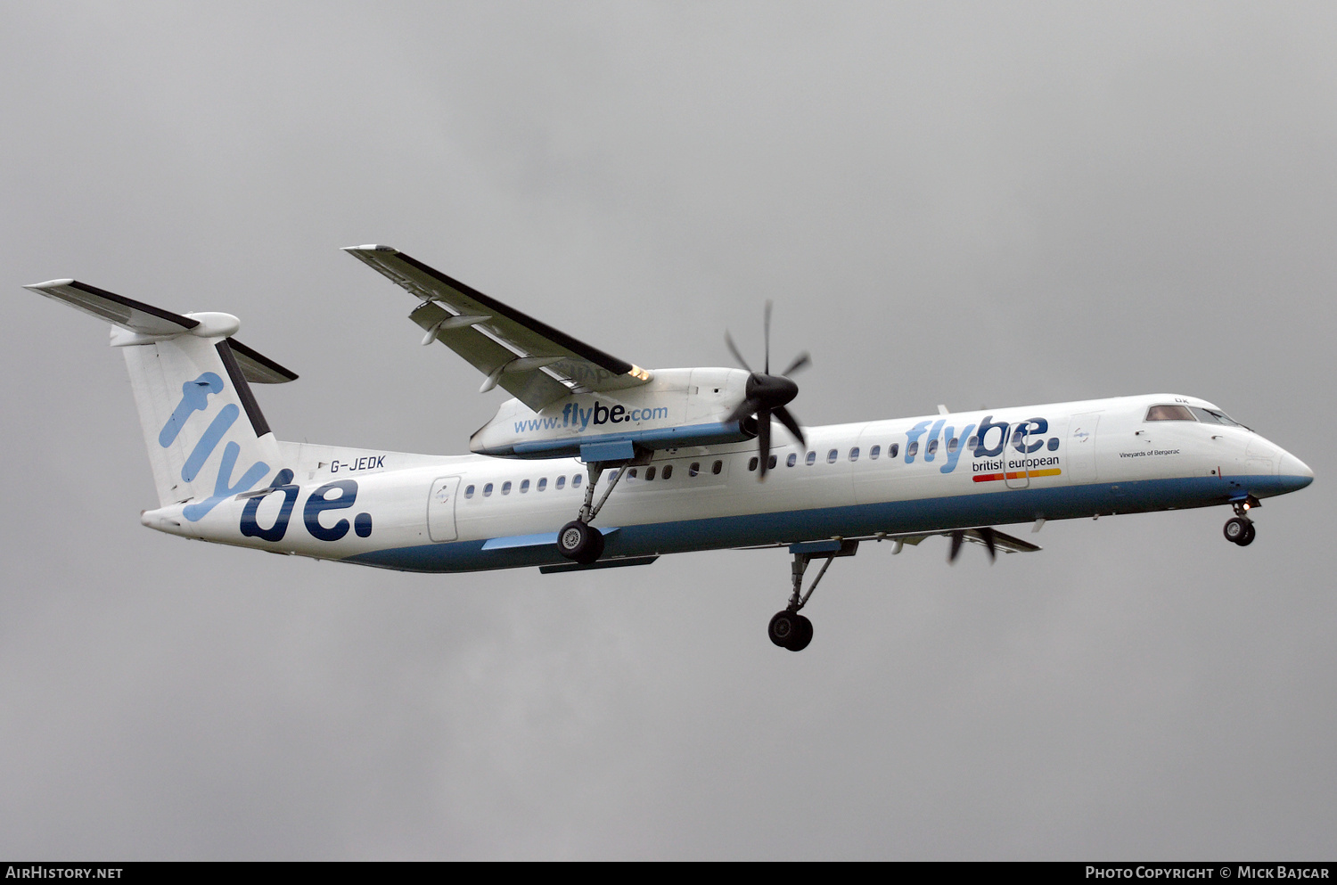 Aircraft Photo of G-JEDK | Bombardier DHC-8-402 Dash 8 | Flybe - British European | AirHistory.net #423188