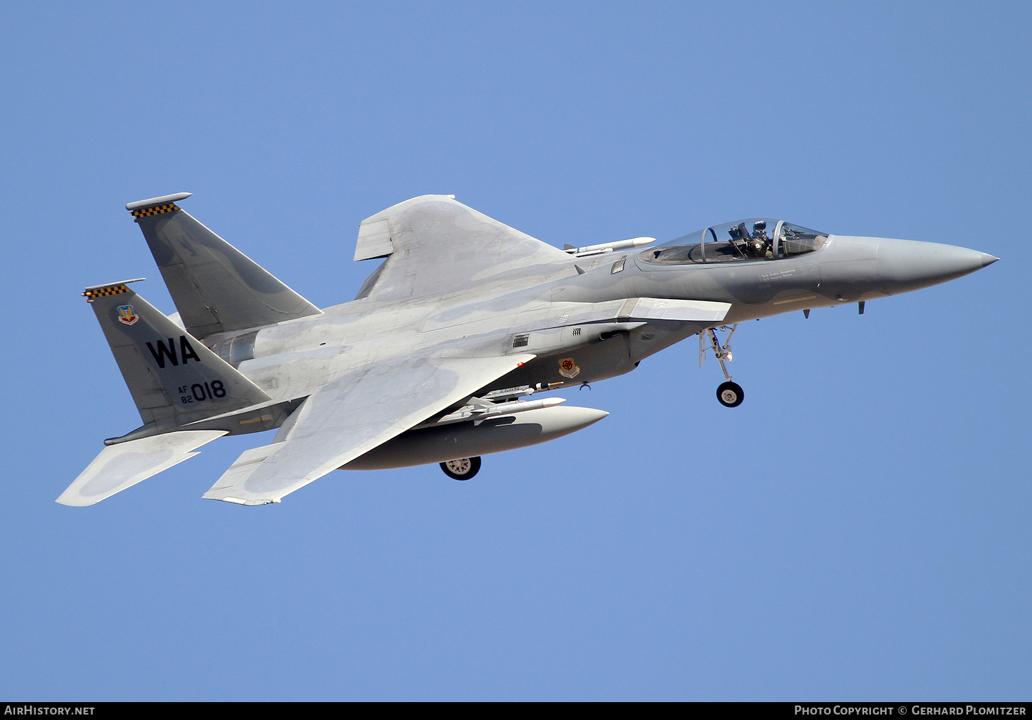 Aircraft Photo of 82-0018 / AF82-018 | McDonnell Douglas F-15C Eagle | USA - Air Force | AirHistory.net #423190