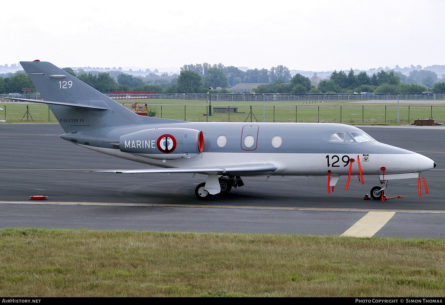 Aircraft Photo of 129 | Dassault Falcon 10MER | France - Navy | AirHistory.net #423256