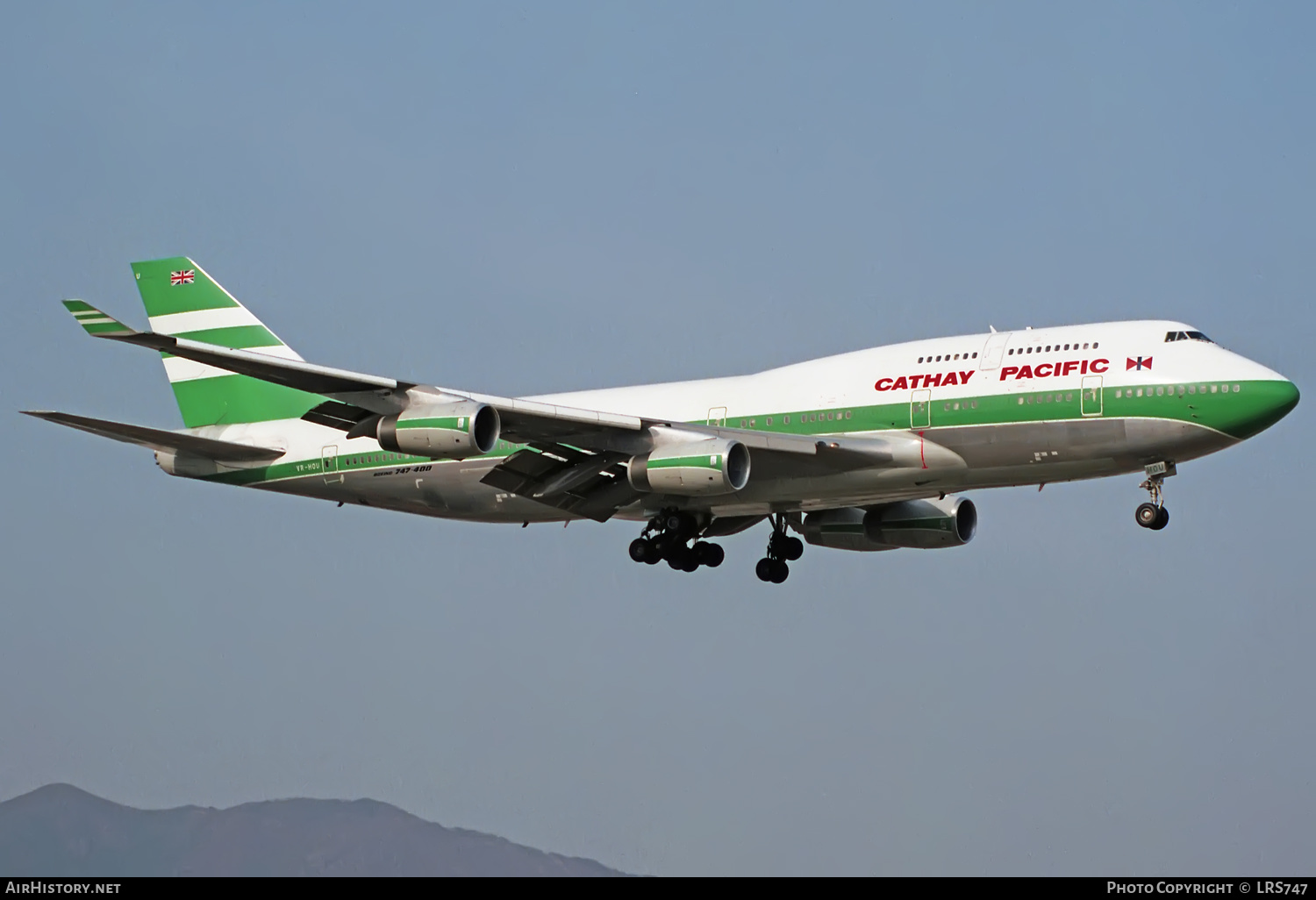 Aircraft Photo of VR-HOU | Boeing 747-467 | Cathay Pacific Airways | AirHistory.net #423270
