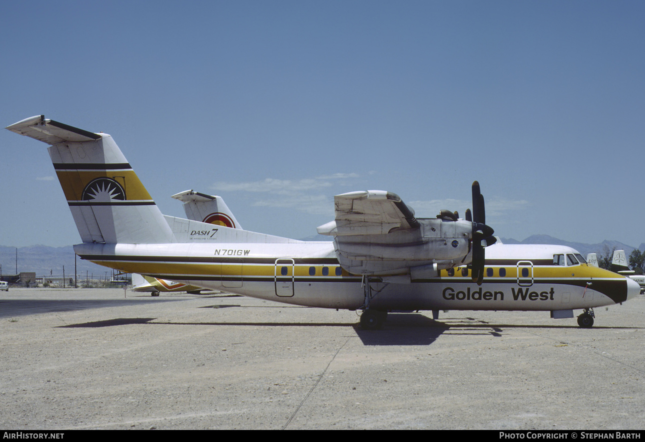 Aircraft Photo of N701GW | De Havilland Canada DHC-7-102 Dash 7 | Golden West Airlines | AirHistory.net #423288