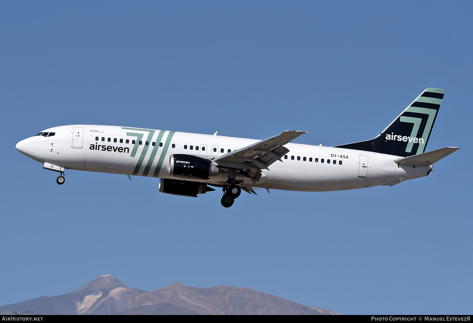 Aircraft Photo of OY-ASA | Boeing 737-405 | Airseven | AirHistory.net #423305