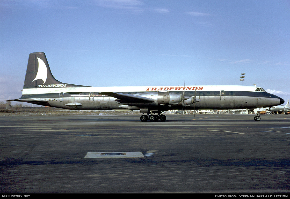 Aircraft Photo of G-AWGT | Canadair CL-44D4-1 | Tradewinds Airways | AirHistory.net #423315
