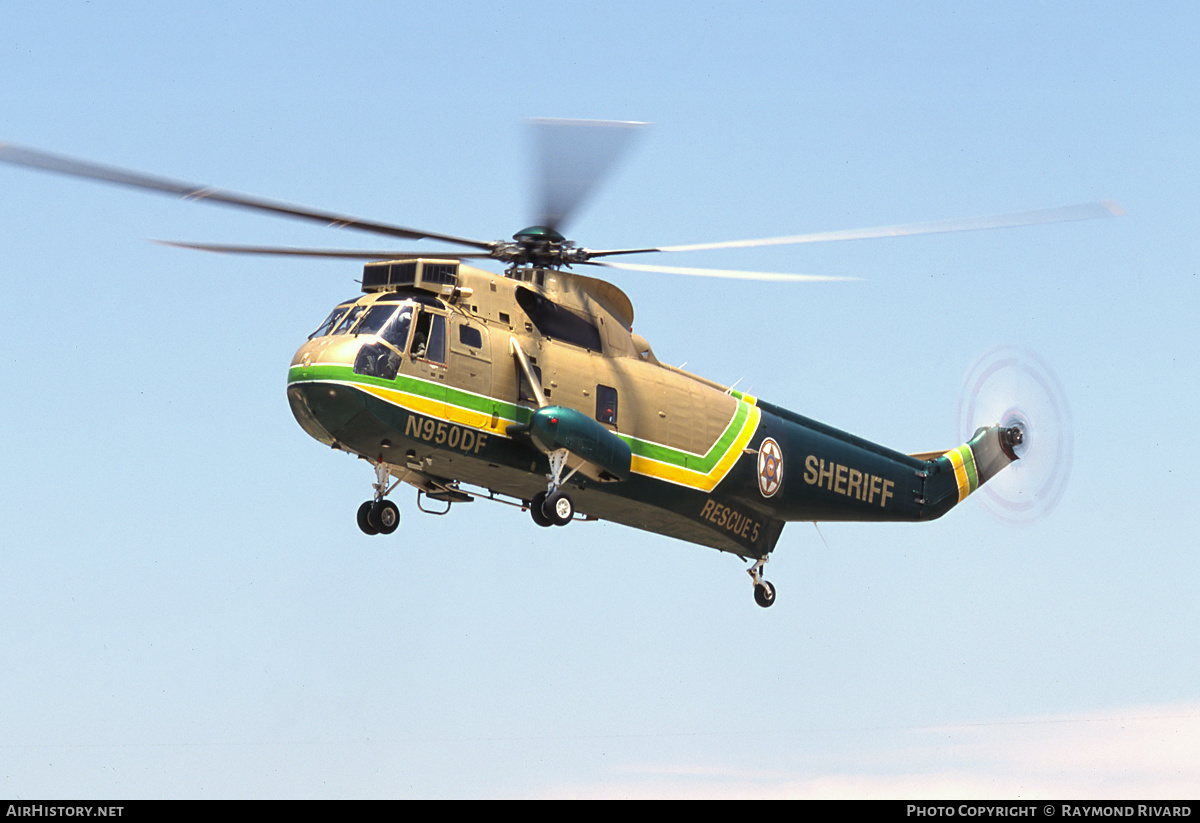 Aircraft Photo of N950DF | Sikorsky SH-3H Sea King (S-61B) | Los Angeles County Sheriff | AirHistory.net #423318